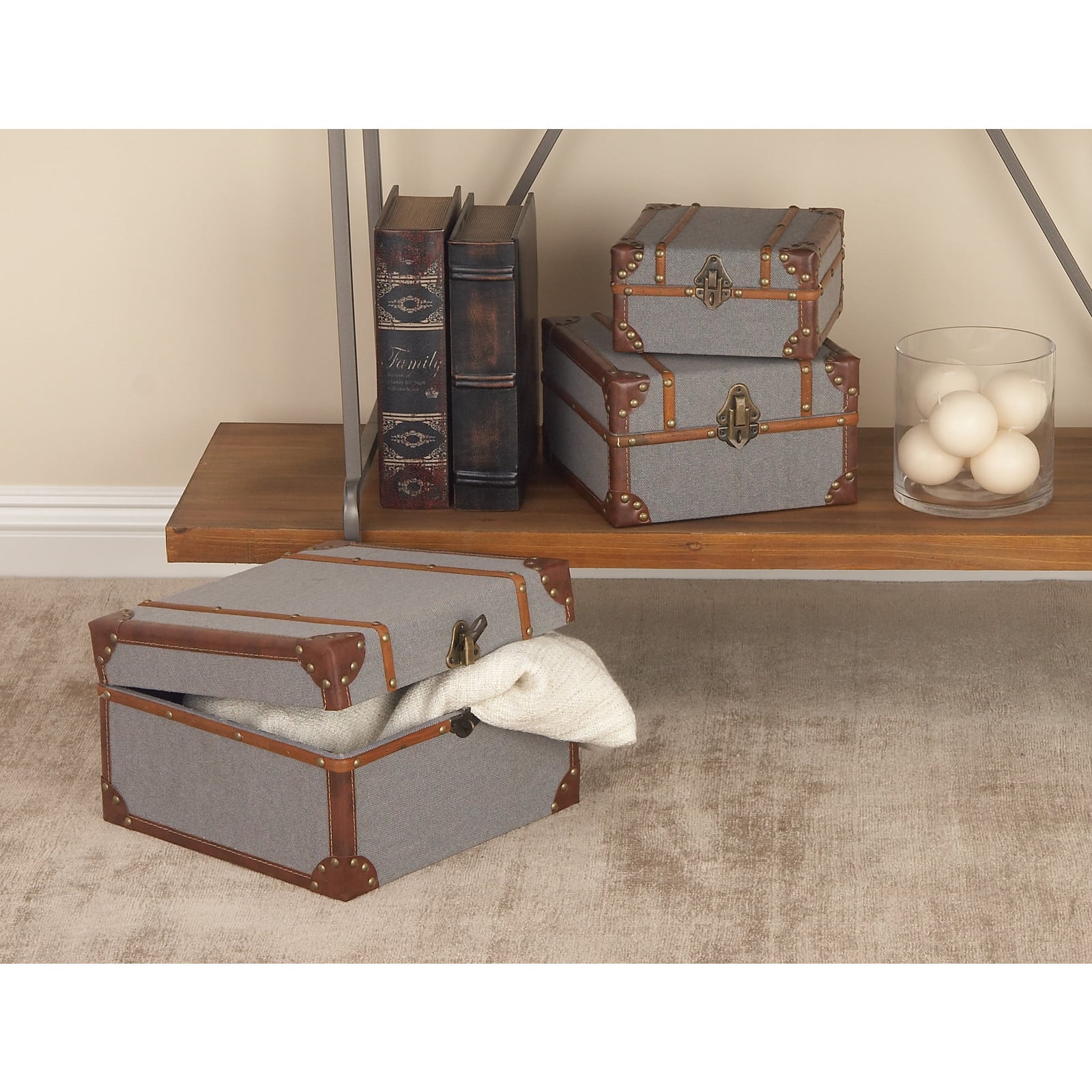 Gray Wood Traditional Box Set
