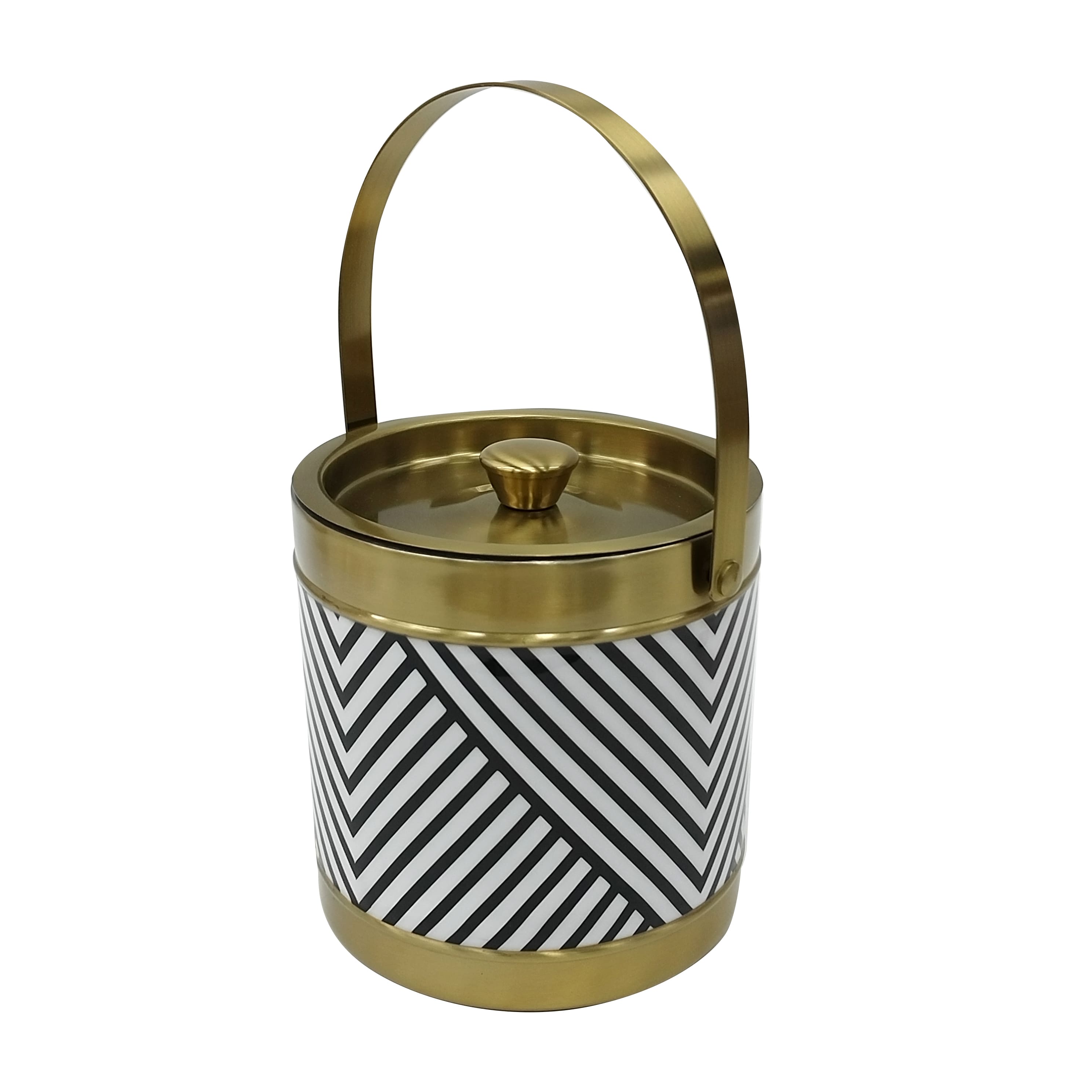 Jonathan Adler x Michaels 7.5" Black & White Ice Bucket