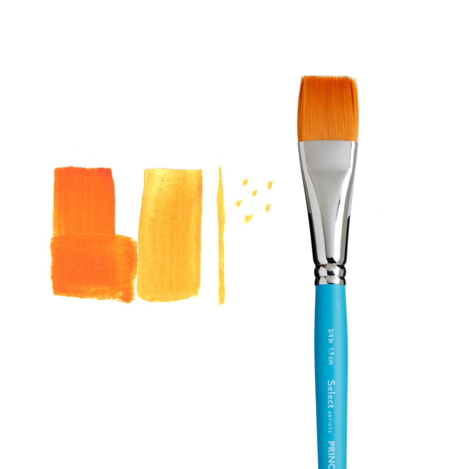 12 Pack: Princeton™ Select™ Artiste Series 3750 Short Handle Flat Wash Brush