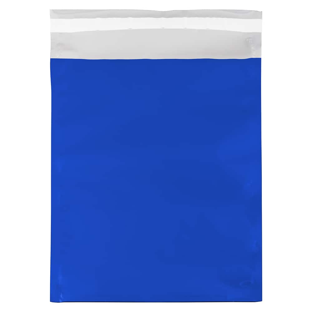 JAM Paper 10" x 13" Blue Foil Self Adhesive Closure Envelopes, 25ct.