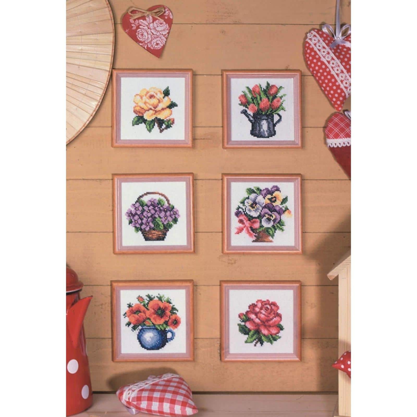 Orchidea Cross Stitch Kit Red Rose