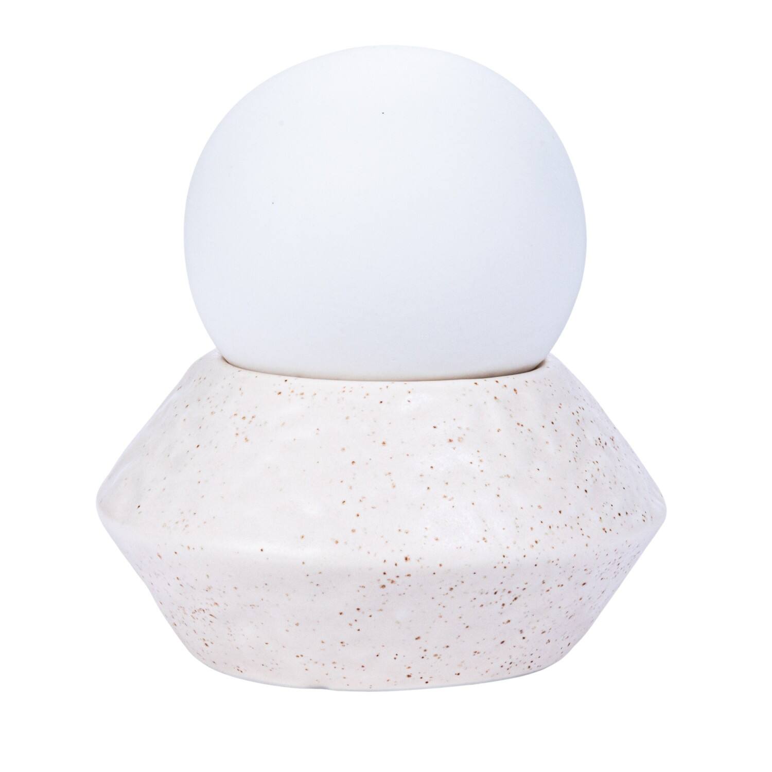 Hello Honey® 4.5" Stoneware LED Orb Light Set