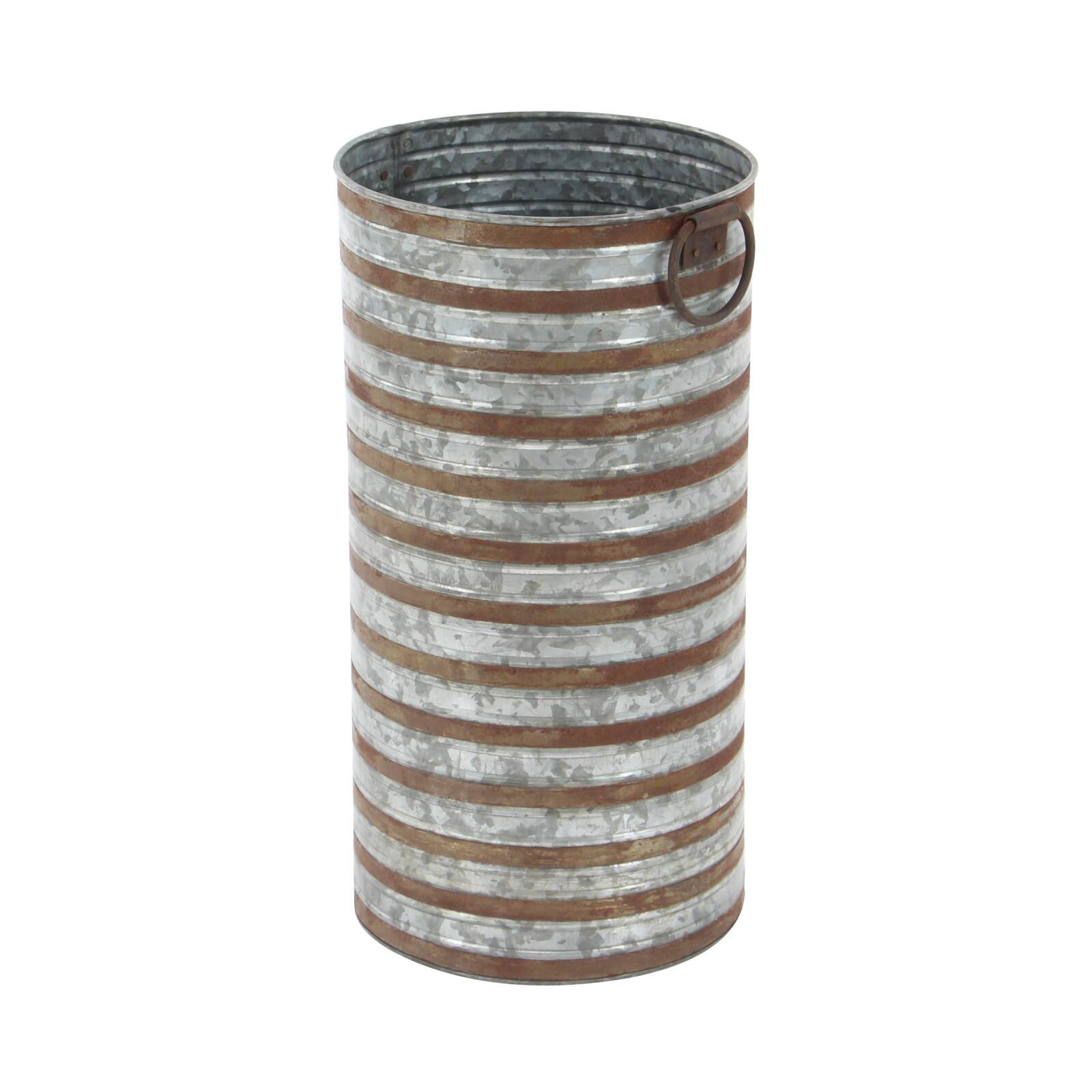 Metallic Farmhouse Planter Set 20" & 16"