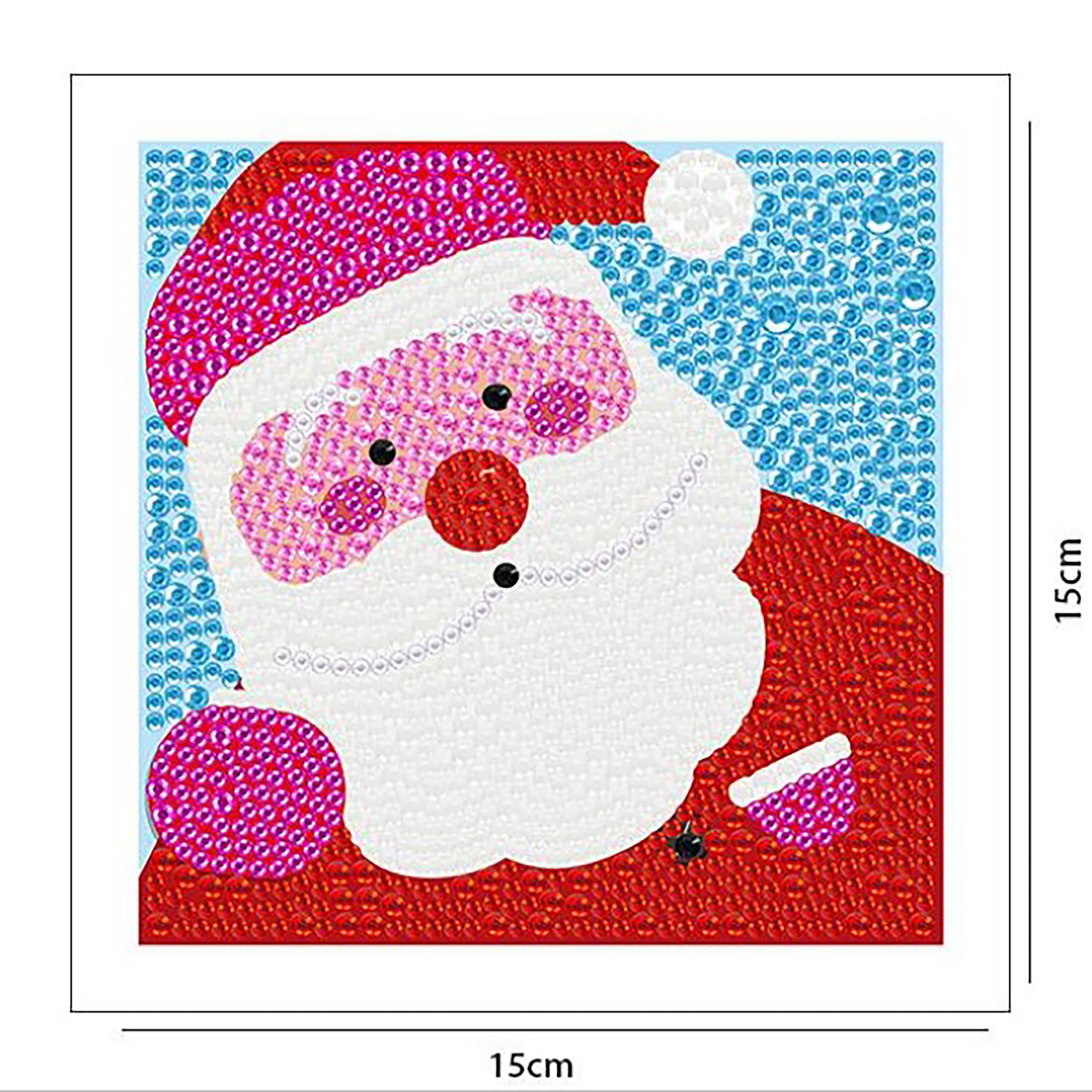 Sparkly Selections Santa Pre-Framed Diamond Painting Kit