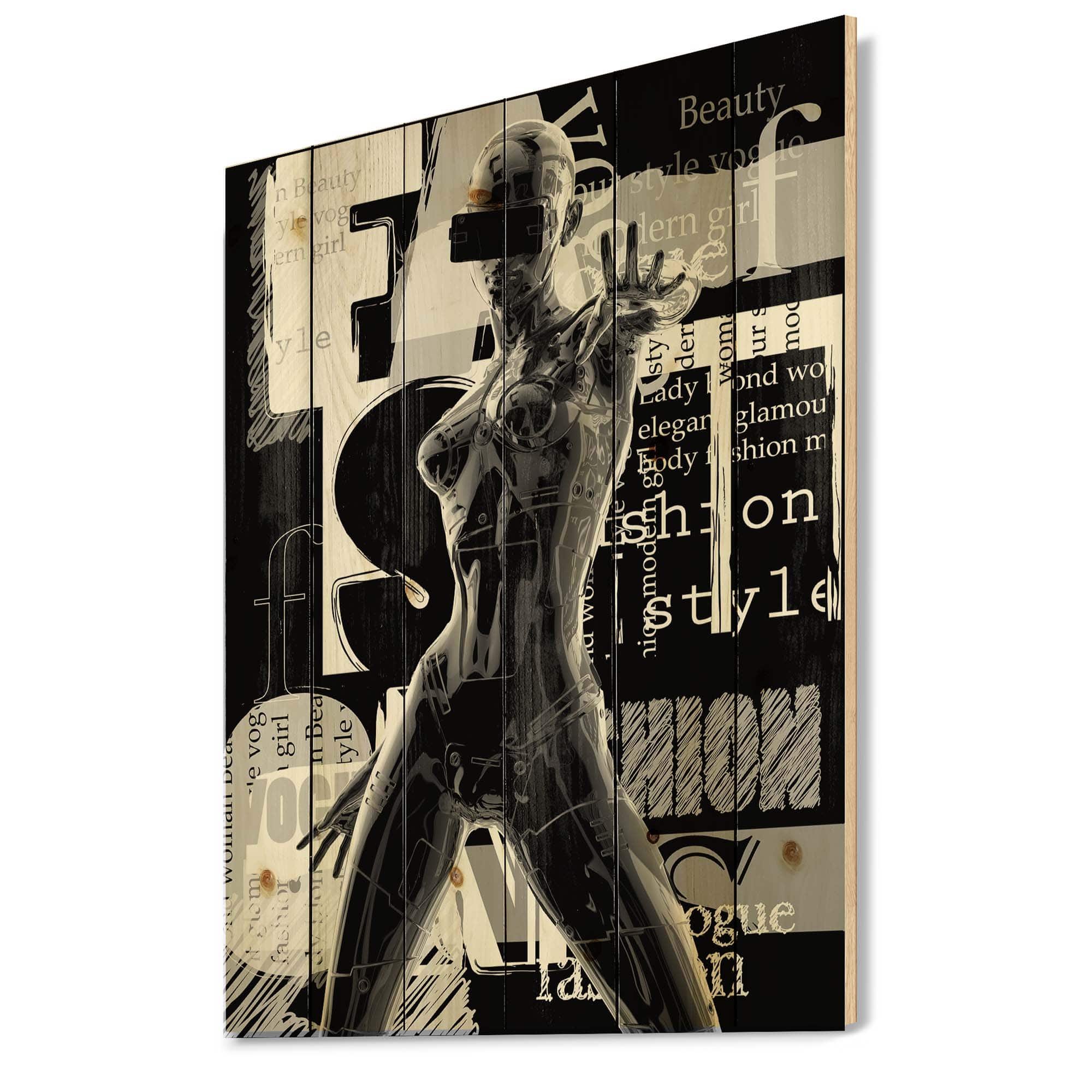 Designart - Monochrome Cyborg Body II