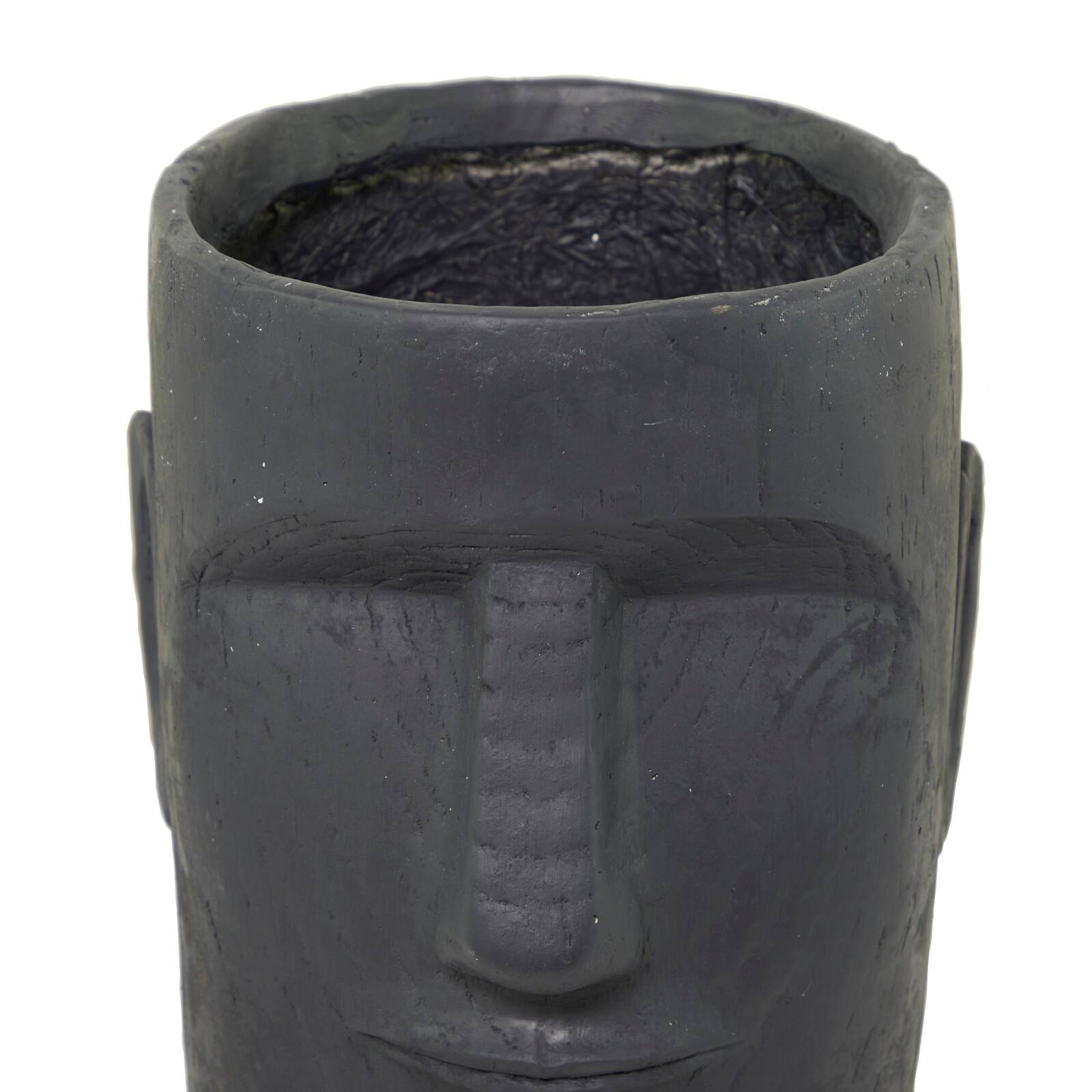 Grey Contemporary Planter, 13" x 14" x 18"