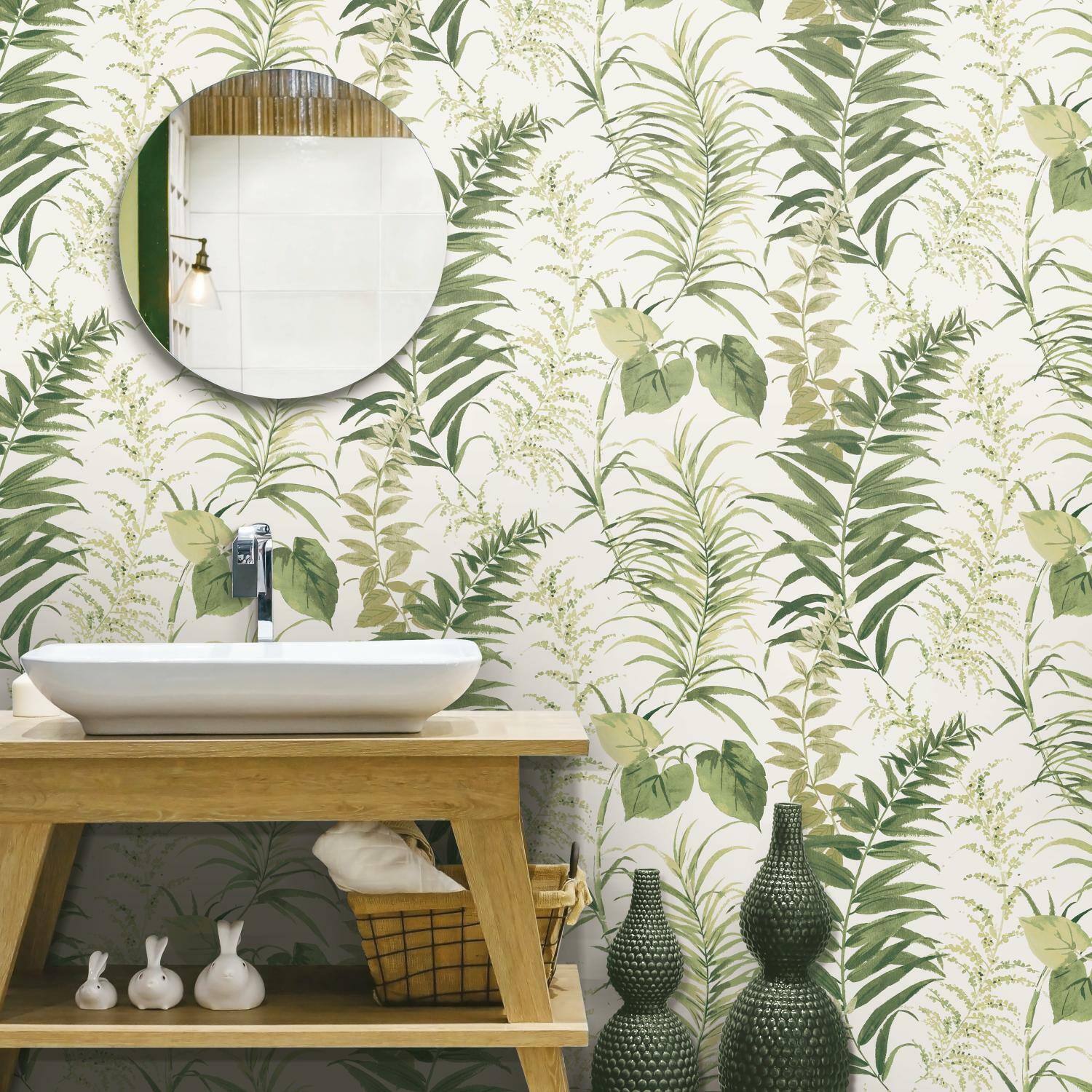 RoomMates Fern Forest Peel & Stick Wallpaper Mural