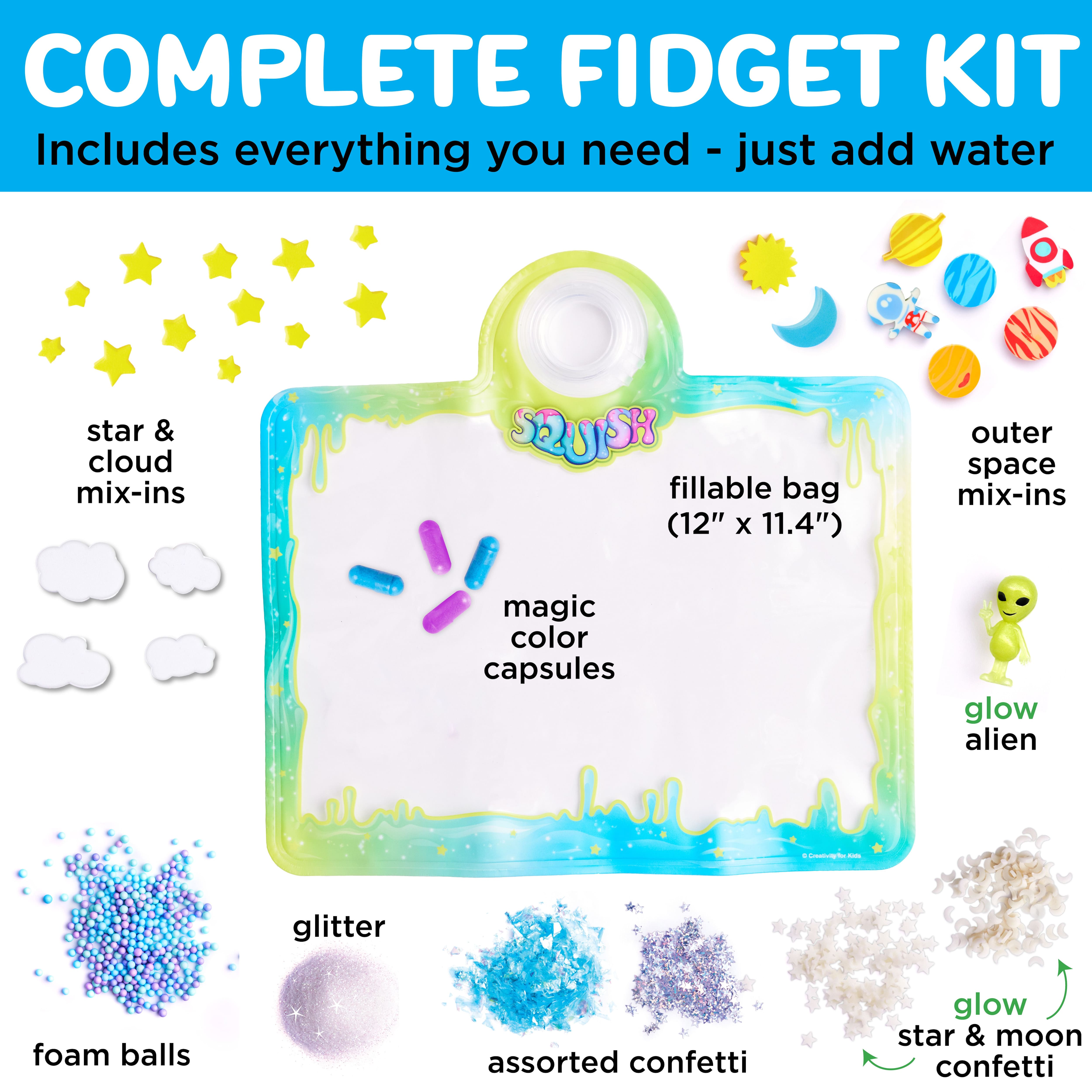 Creativity for Kids® Super Squish Outer Space Fidget Bag Kit