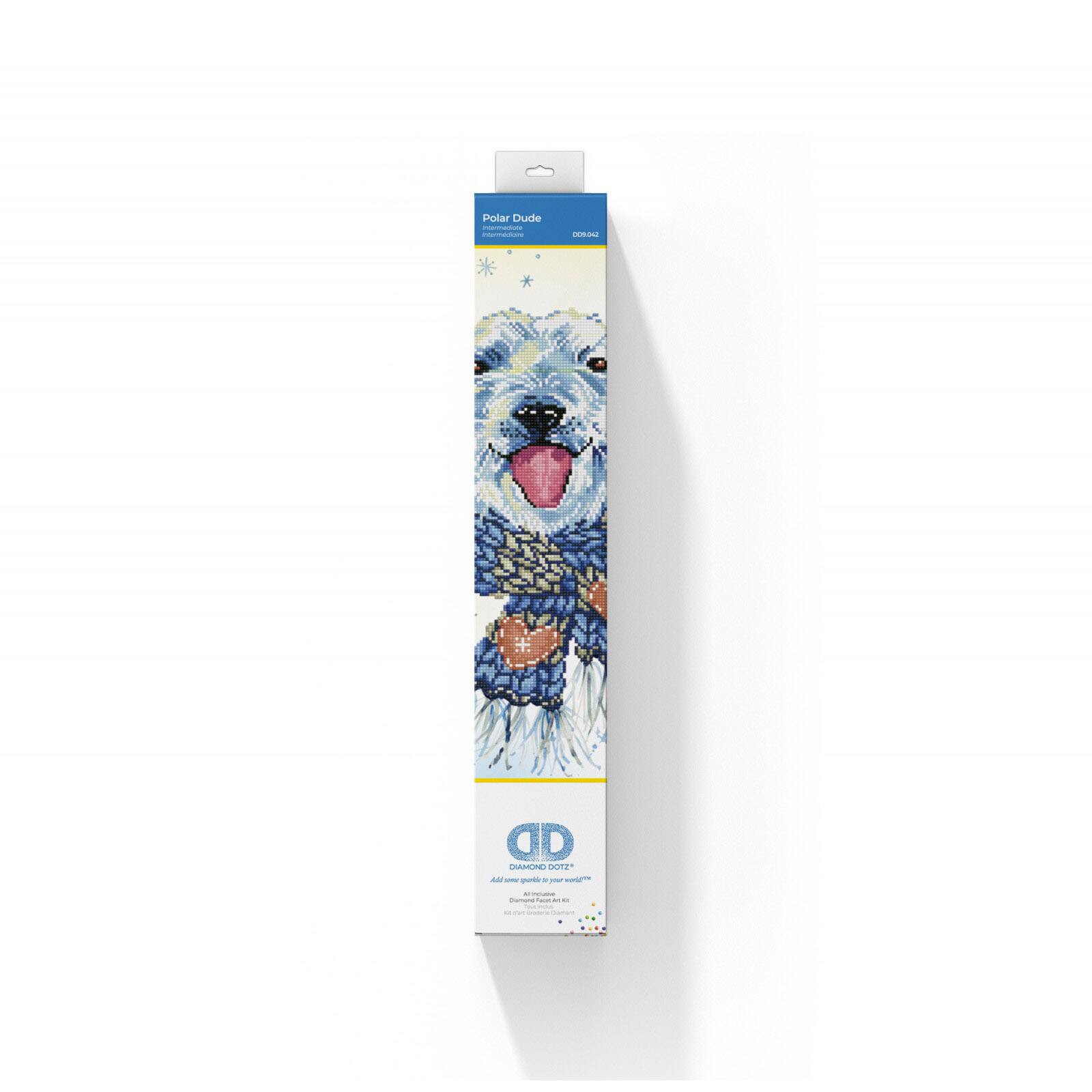 Diamond Dotz® Intermediate Polar Dude Diamond Painting Kit