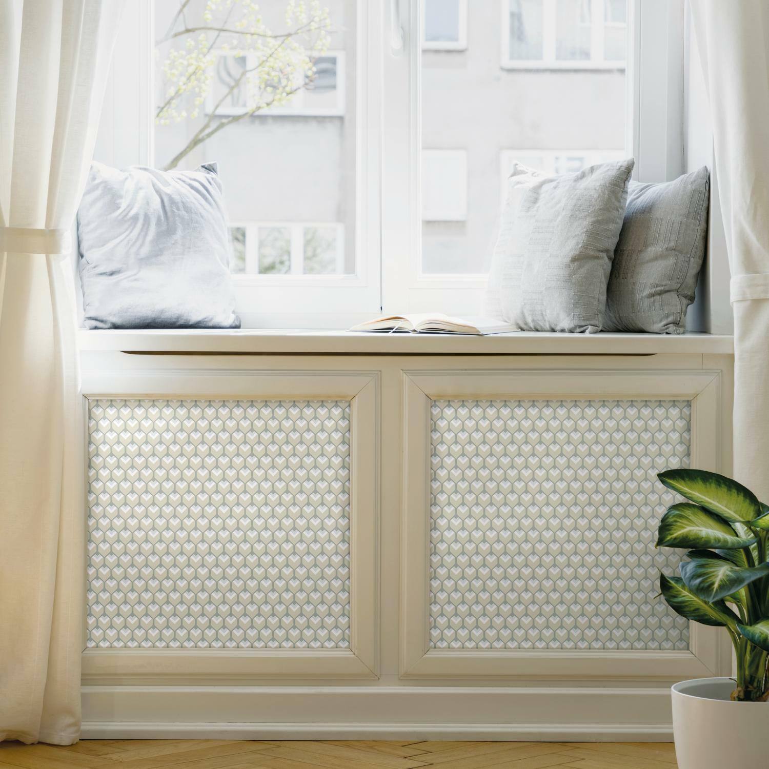 RoomMates 3D Petite Hexagons Peel & Stick Wallpaper