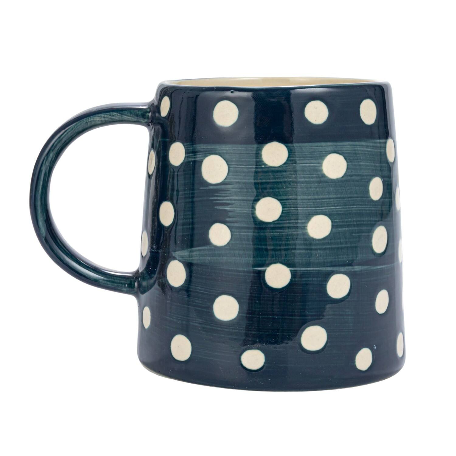 Hello Honey® 14oz. Green Polka Dot Ceramic Mugs, 12ct.