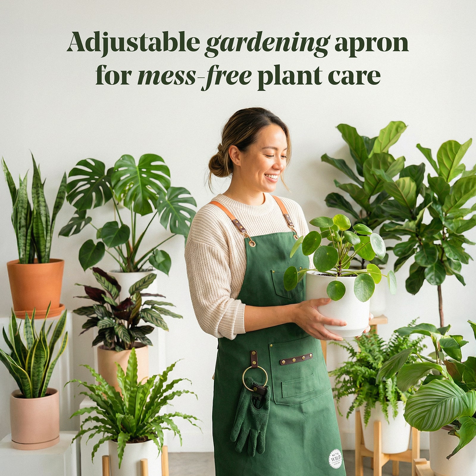 We The Wild™ Water-Resistant Plant Care Gardening Apron