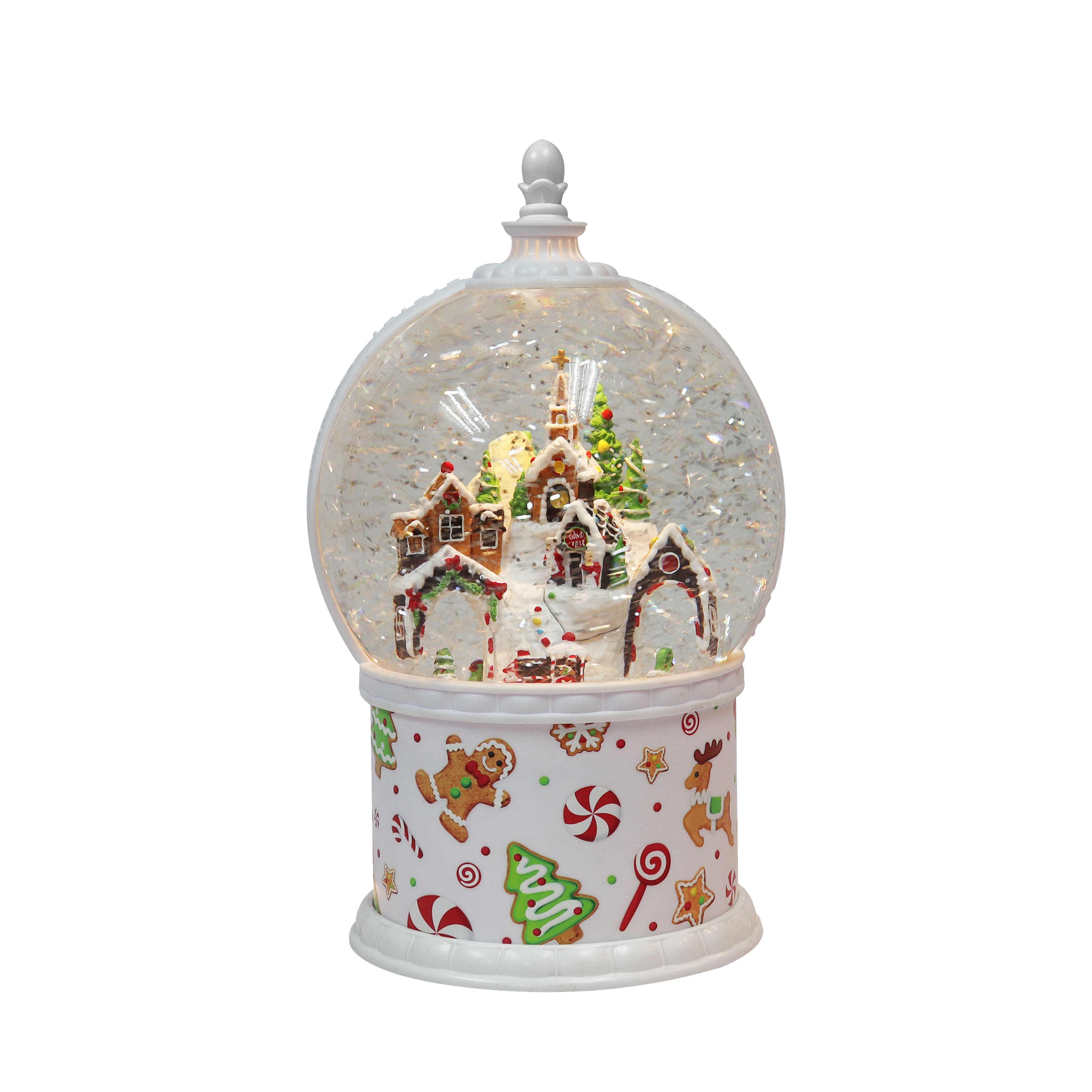12" Acrylic Gingerbread Globe