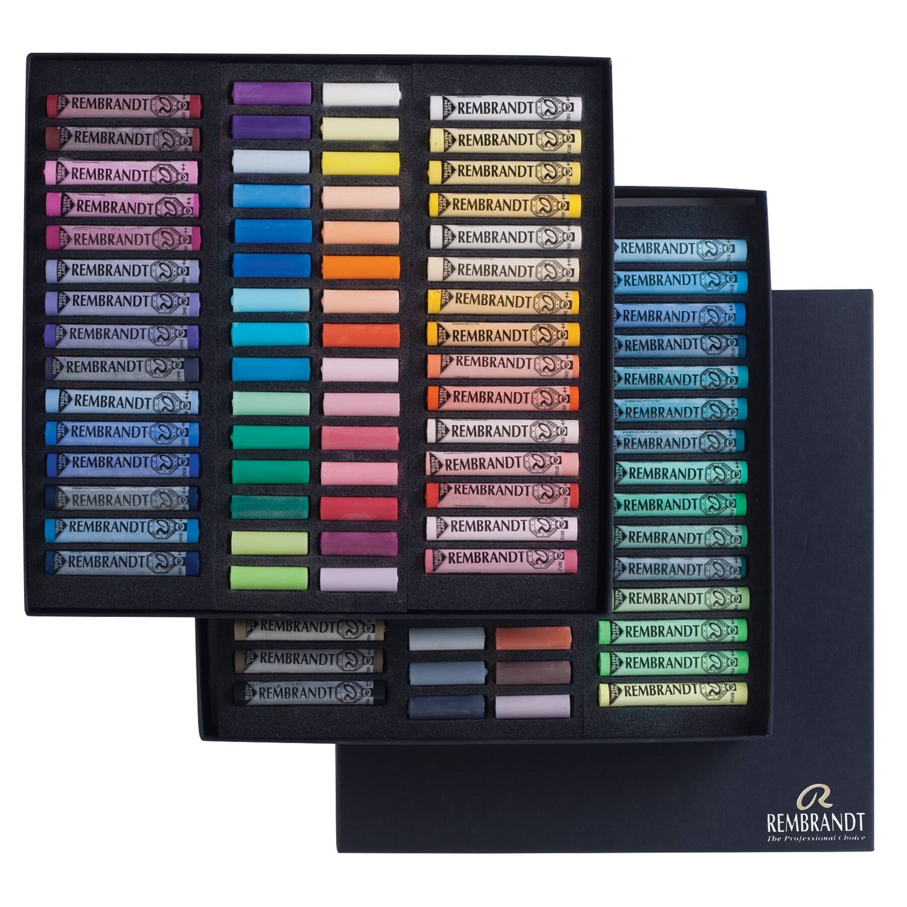 Rembrandt 60 Half & 60 Full Sticks General Selection Soft Pastel Set