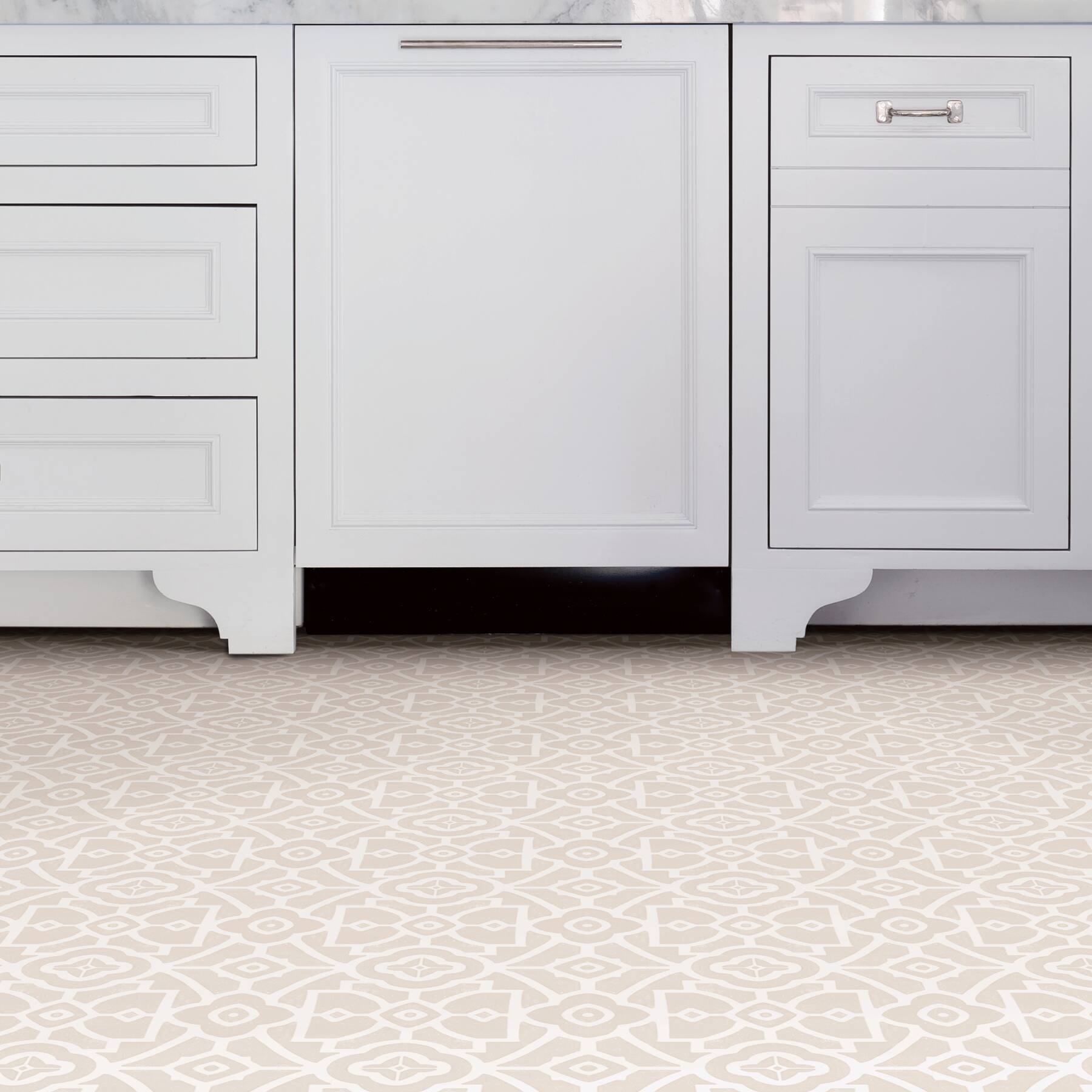 FloorPops Parthenon Peel & Stick Floor Tiles