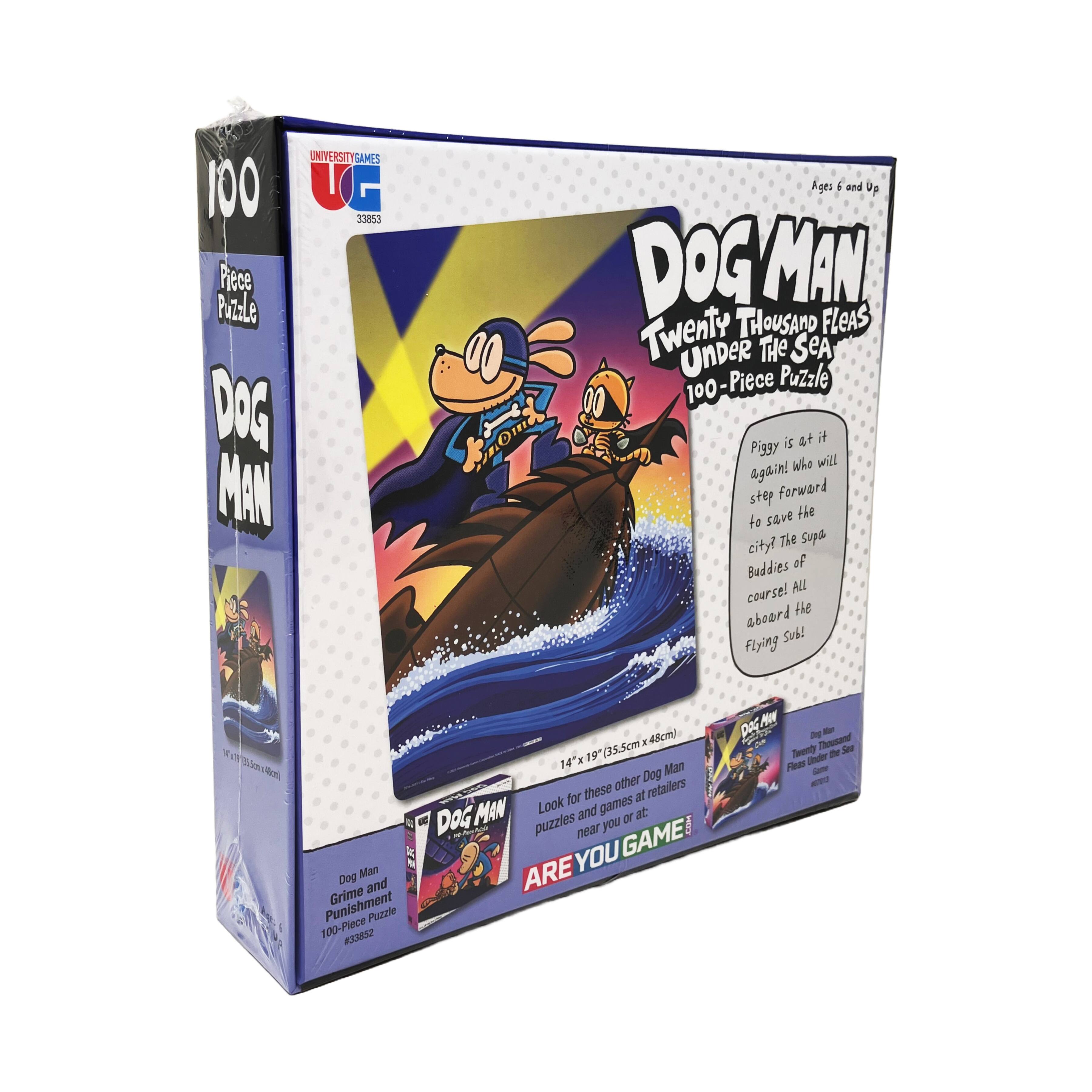 Dog Man - Twenty Thousand Fleas Under the Sea Jigsaw Puzzle: 100 Pcs