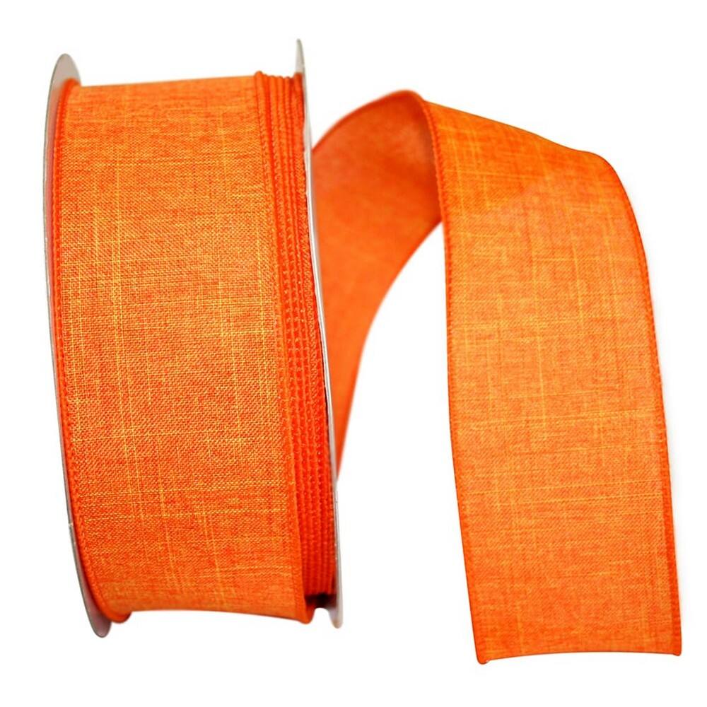 JAM Paper 2.5" x 50yd. Linen Wired Ribbon