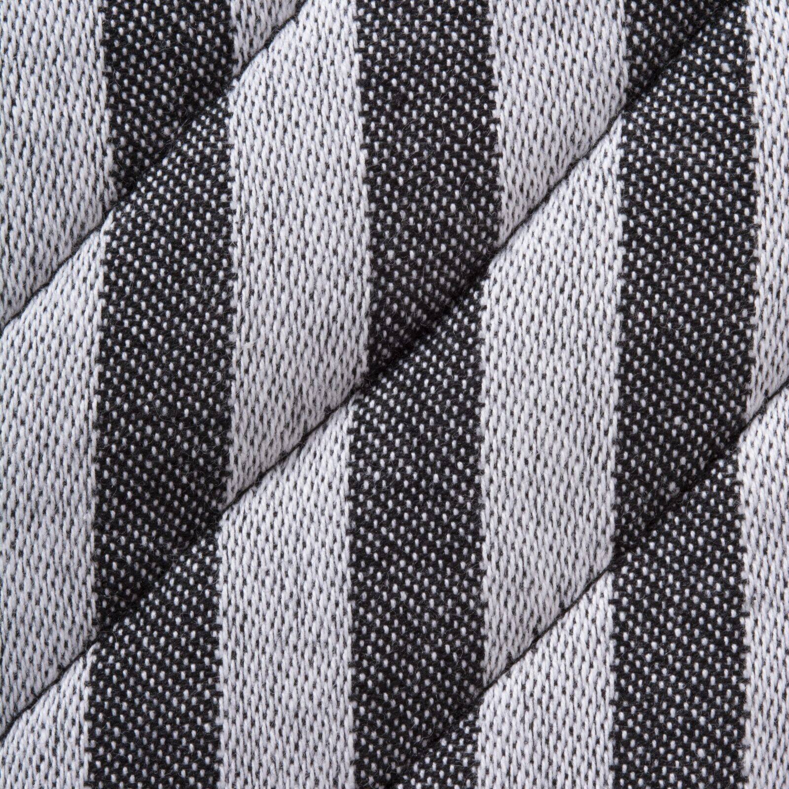 DII® Black & White Striped Oven Mitt & Potholder Set