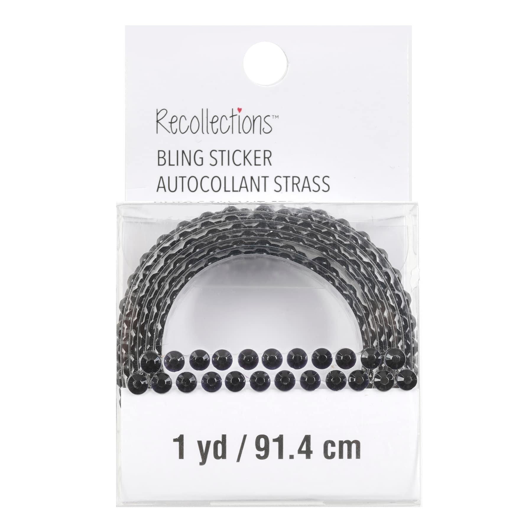 12 Pack: Double Row Rhinestones Stickers by Recollections™ Bling on a Roll