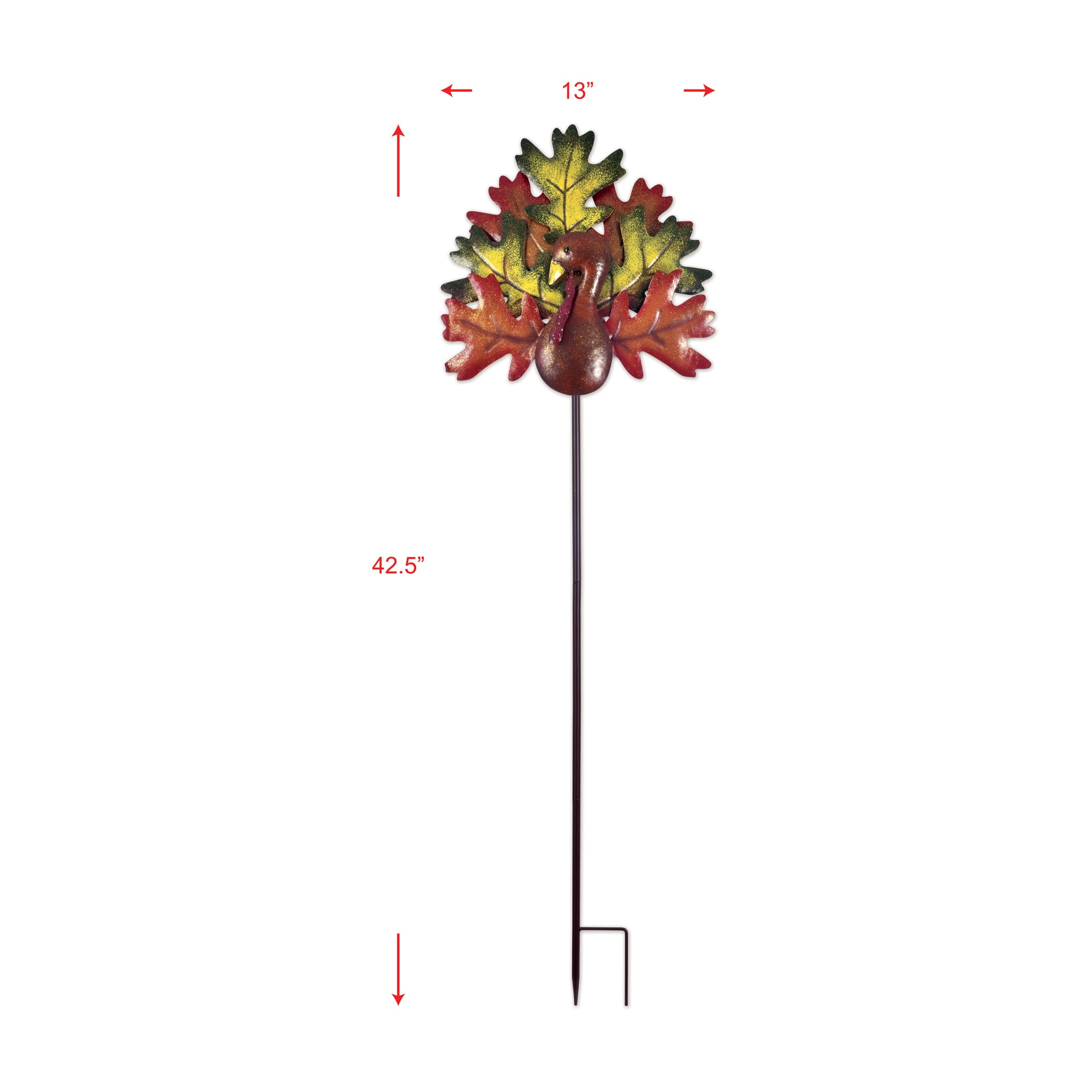 Sunset Vista Designs® 42.5" Whimsical Turkey Garden Stake