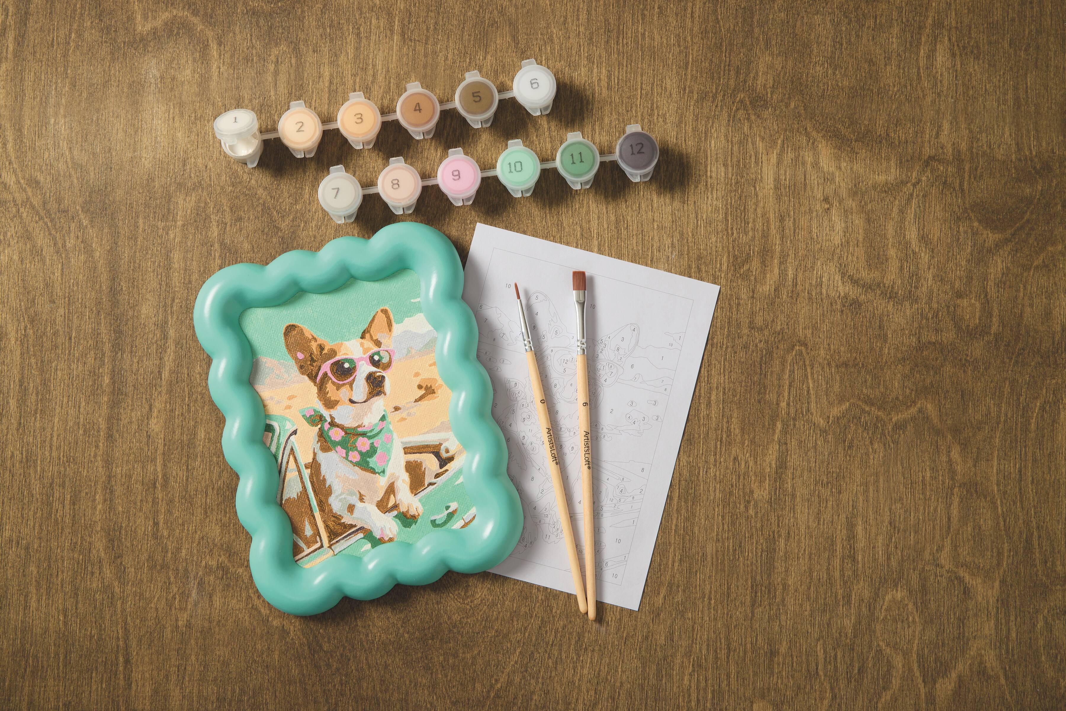 Dog Paint-by-Number Framed Mini Kit by Artist's Loft®