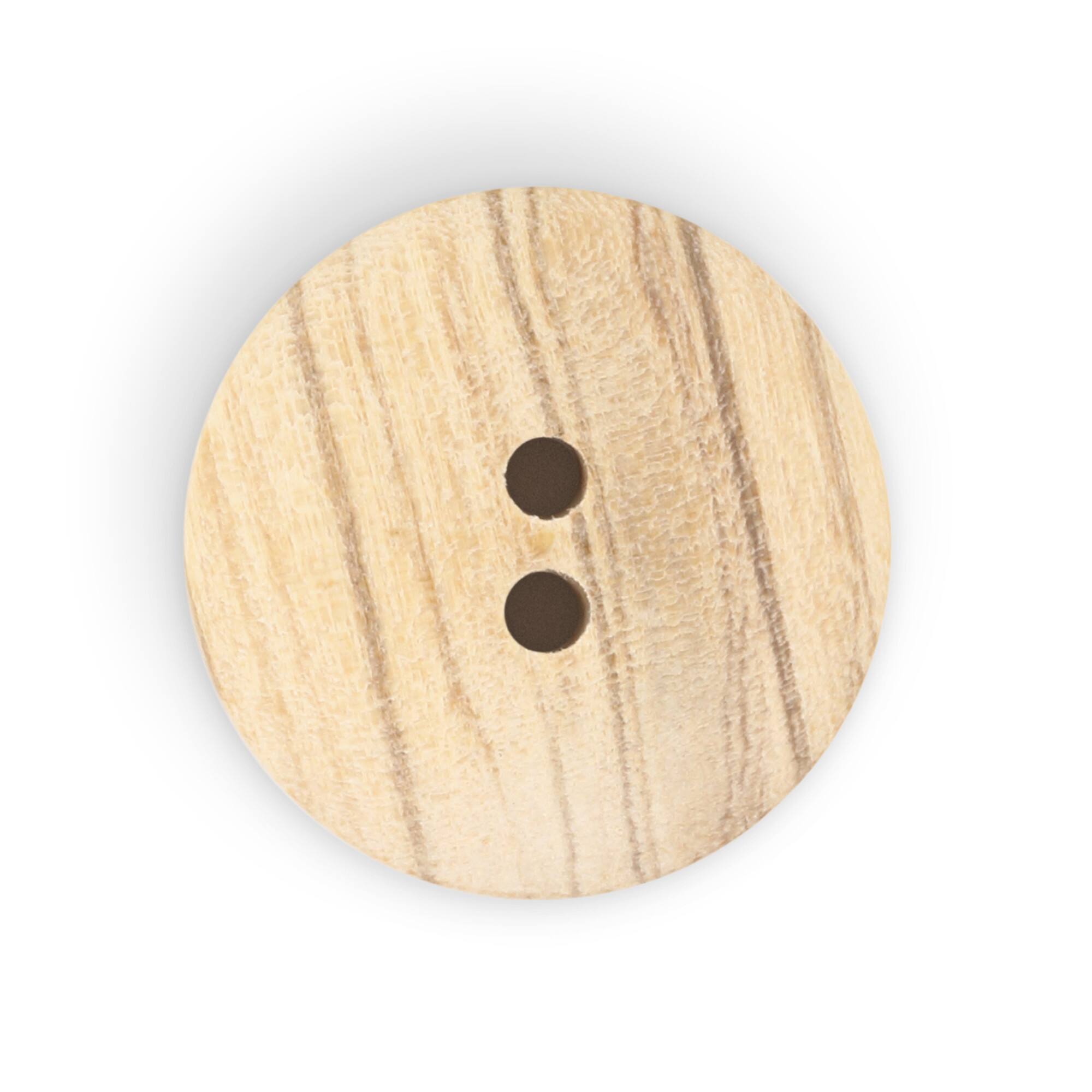 Dritz® 20mm Beige-Camel Sustainable Wood Round Button, 9ct.