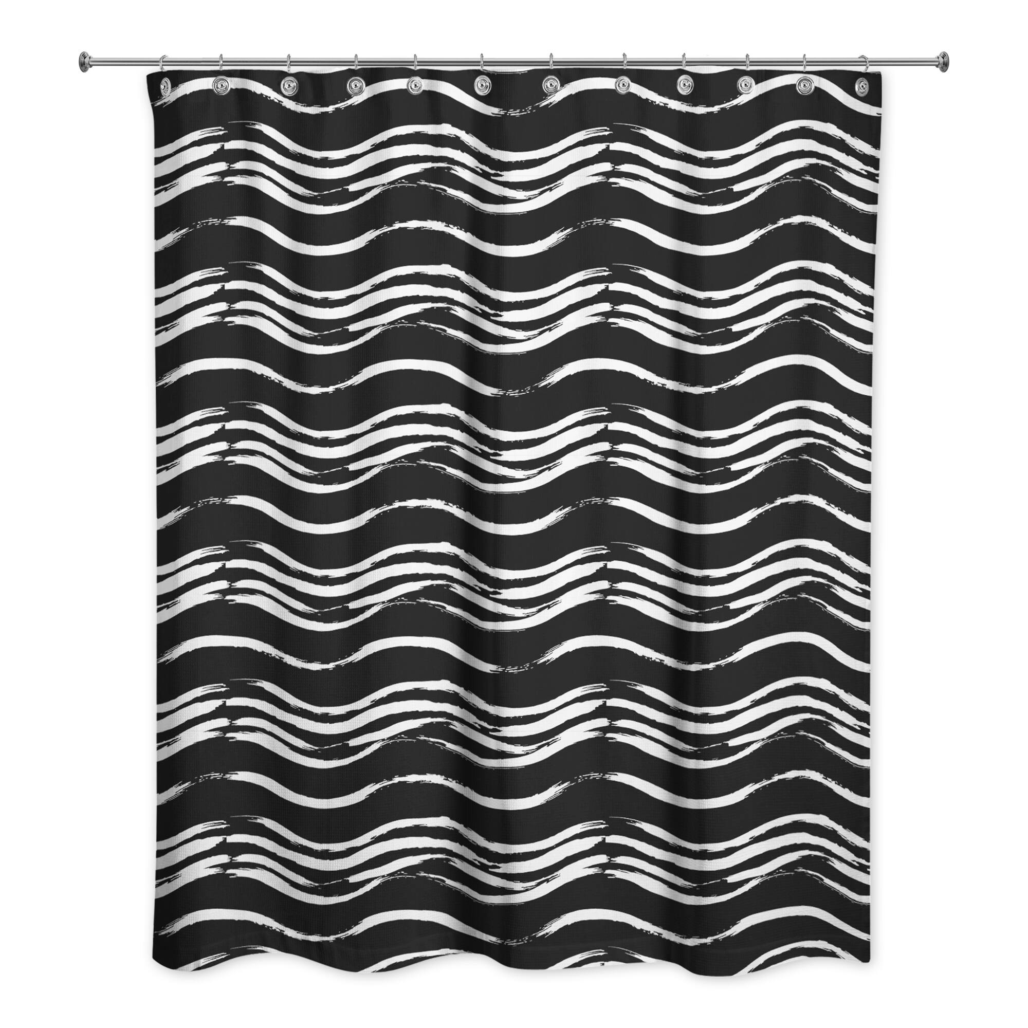 Waves Shower Curtain