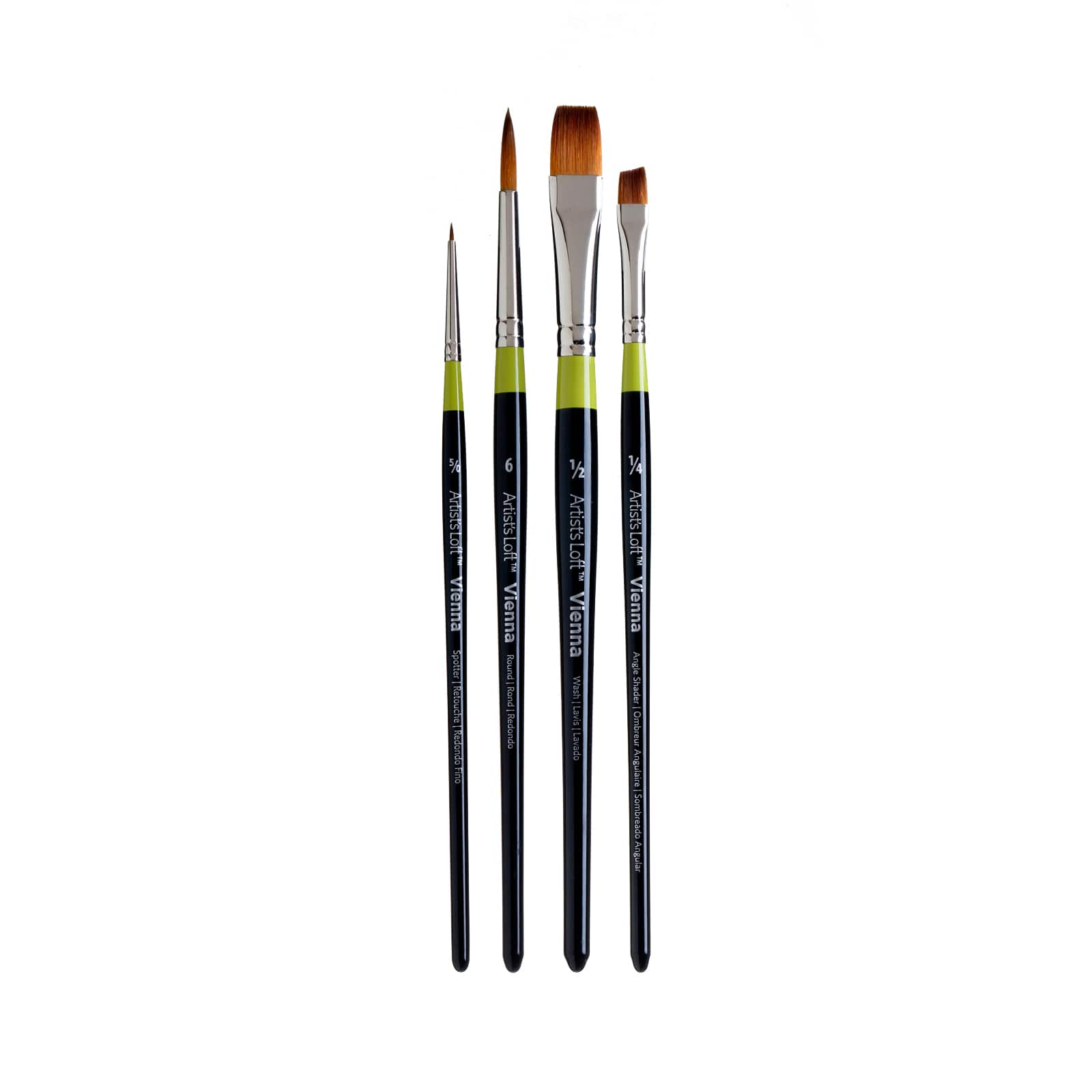 Vienna 4-Piece Mixed Media Brush Set No.1 by Artist's Loft®