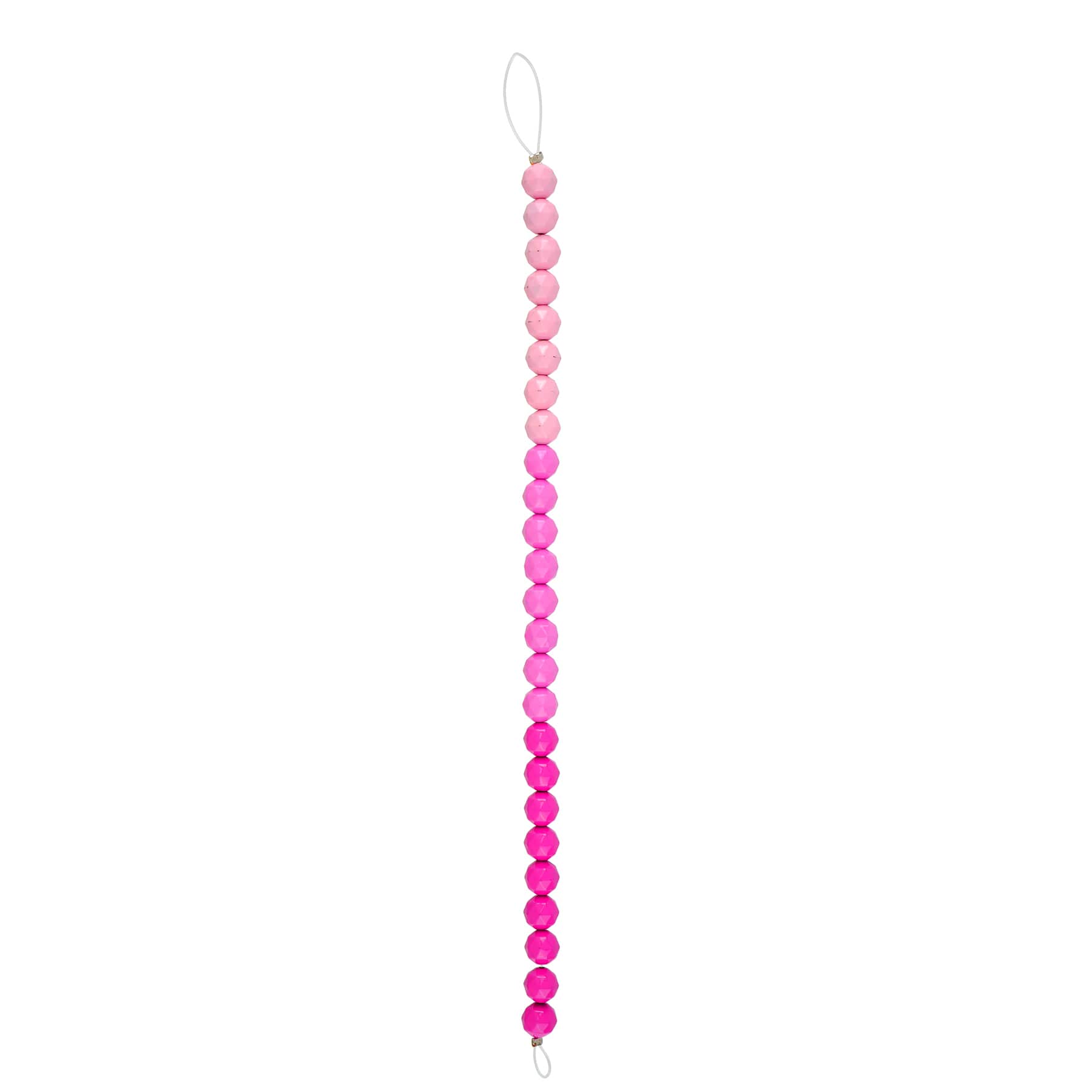 7mm Ombre Faceted Round Metal Beads, 25ct. by Bead Landing™