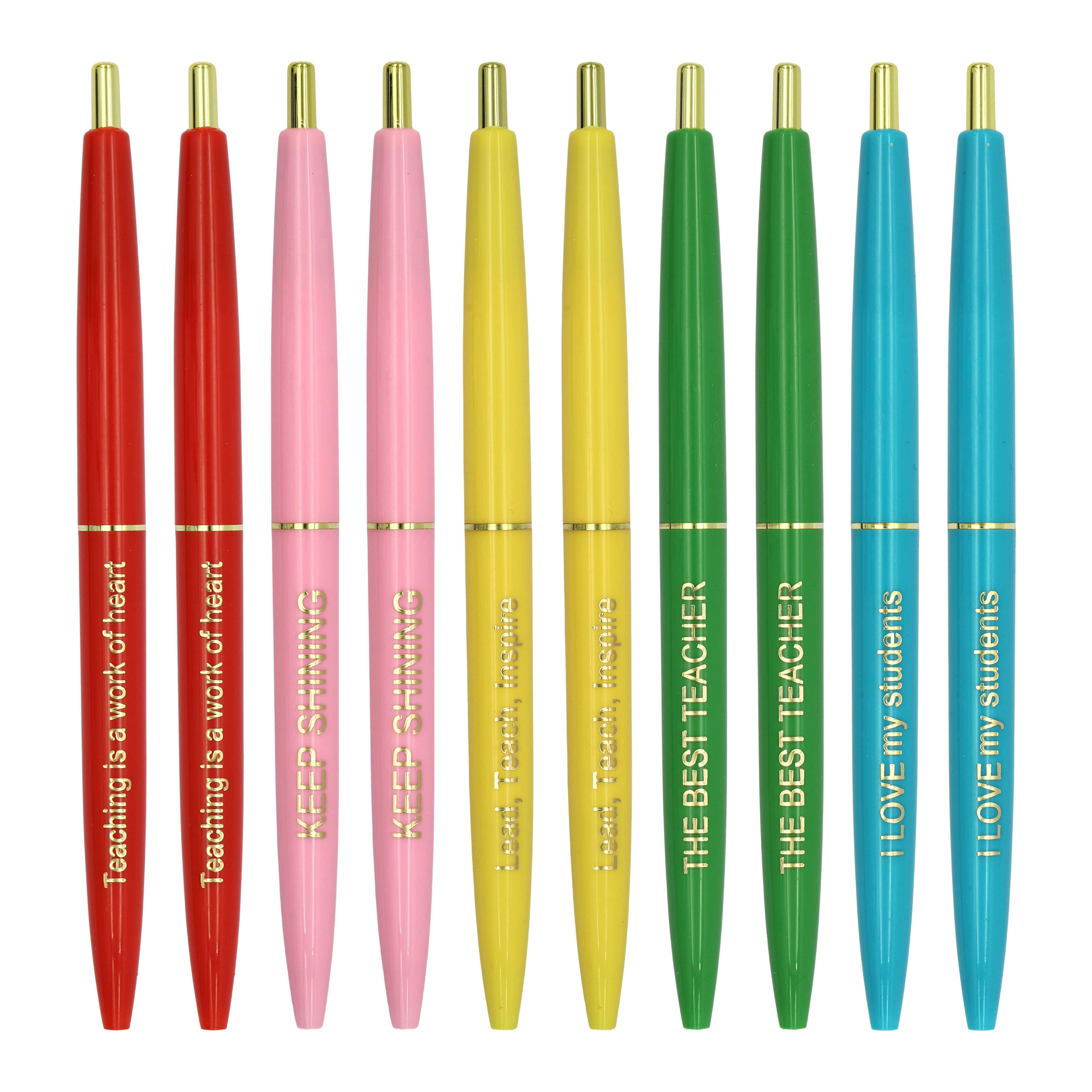 Teacher Appreciation Ballpoint Pens, 10ct. by B2C™