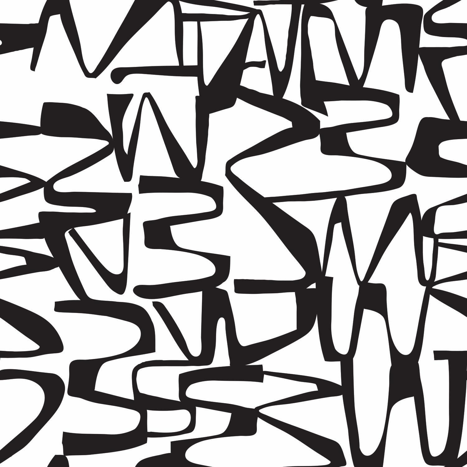 RoomMates Black Enigmatic Peel & Stick Wallpaper