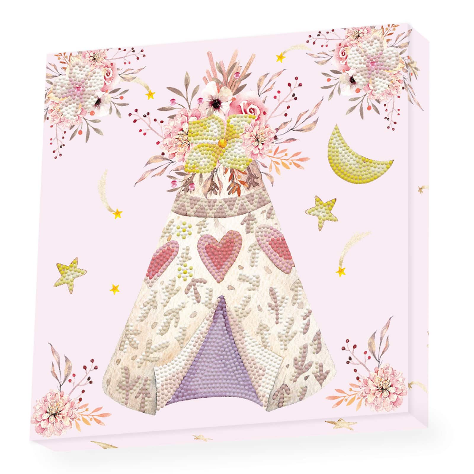 Diamond Dotz® Dreamy Tee Pee DOTZ® BOX Diamond Painting Kit
