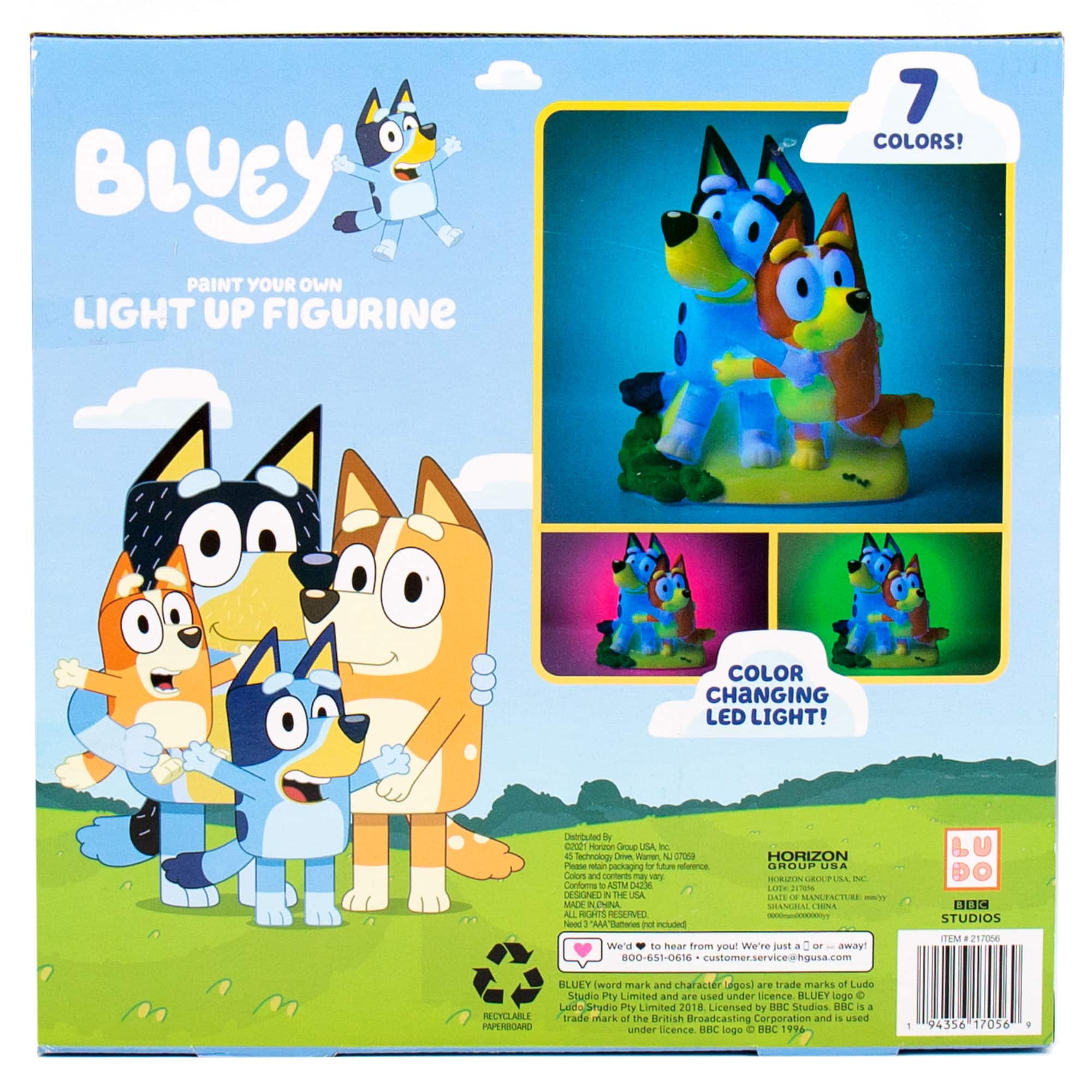 Bluey Paint Your Own Light-Up Figurine