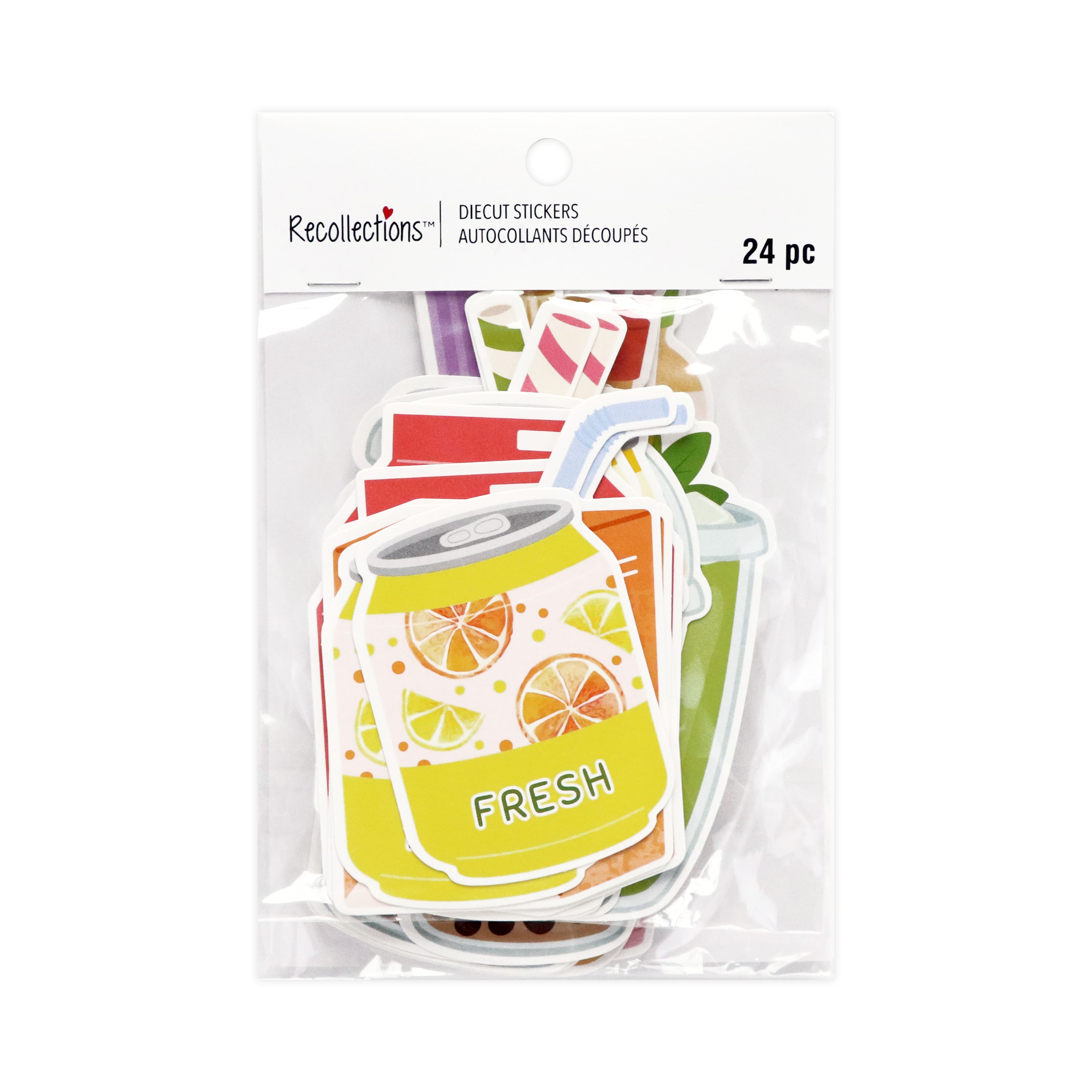 Cute Drink Die Cut Stickers by Recollections™
