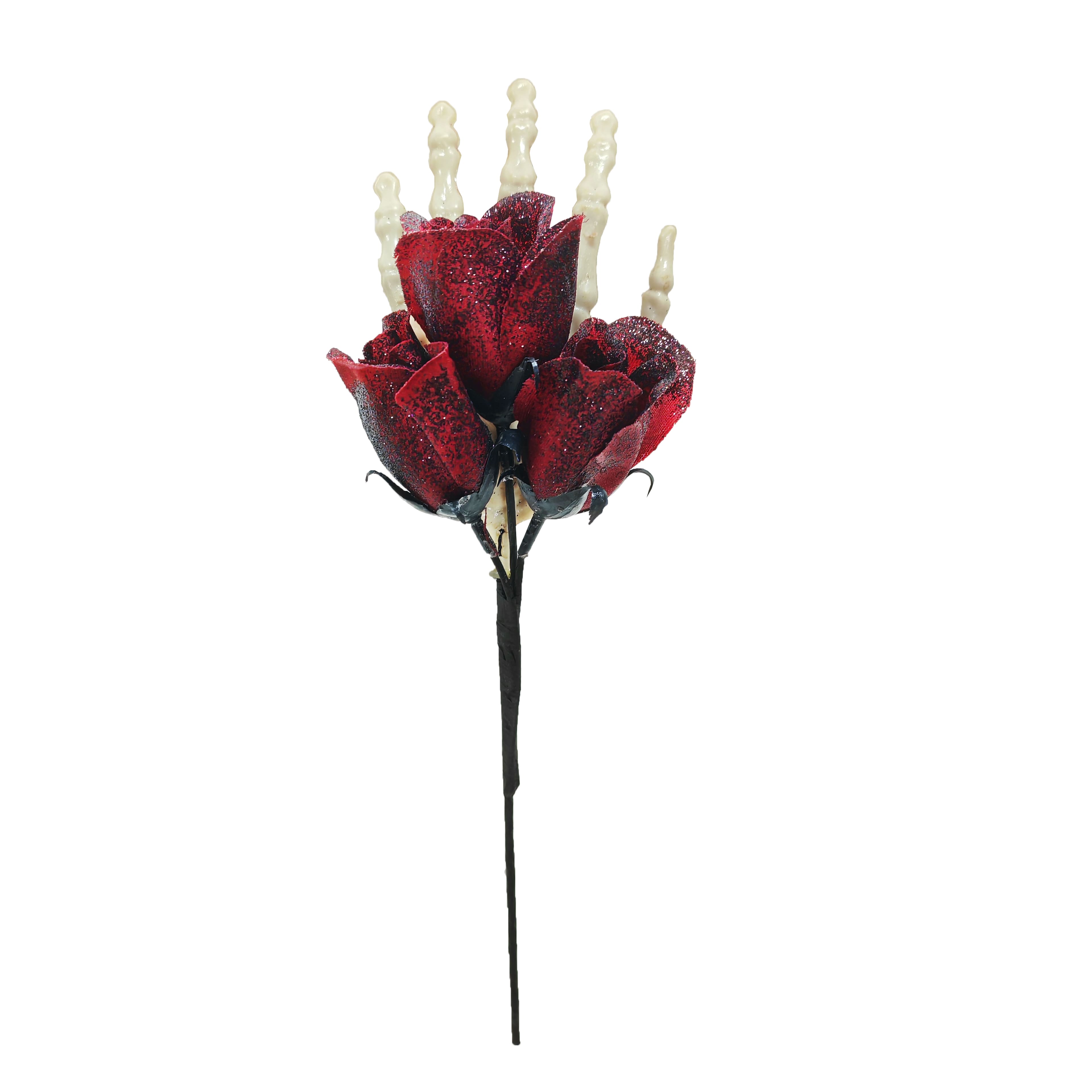 12" Red Rose Skull Hand Pick by Ashland®