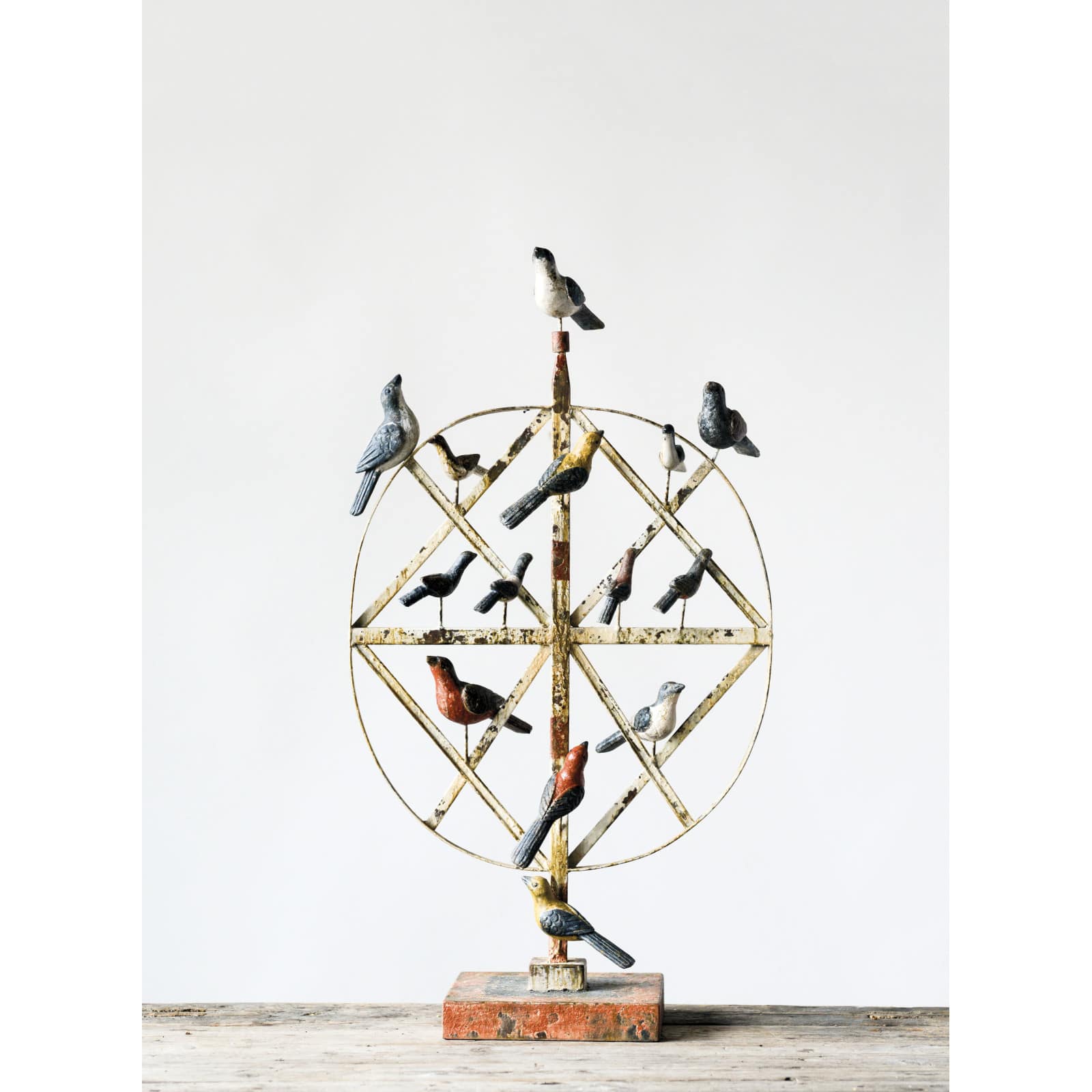 Hello Honey® Metal & Magnesia Bird Décor