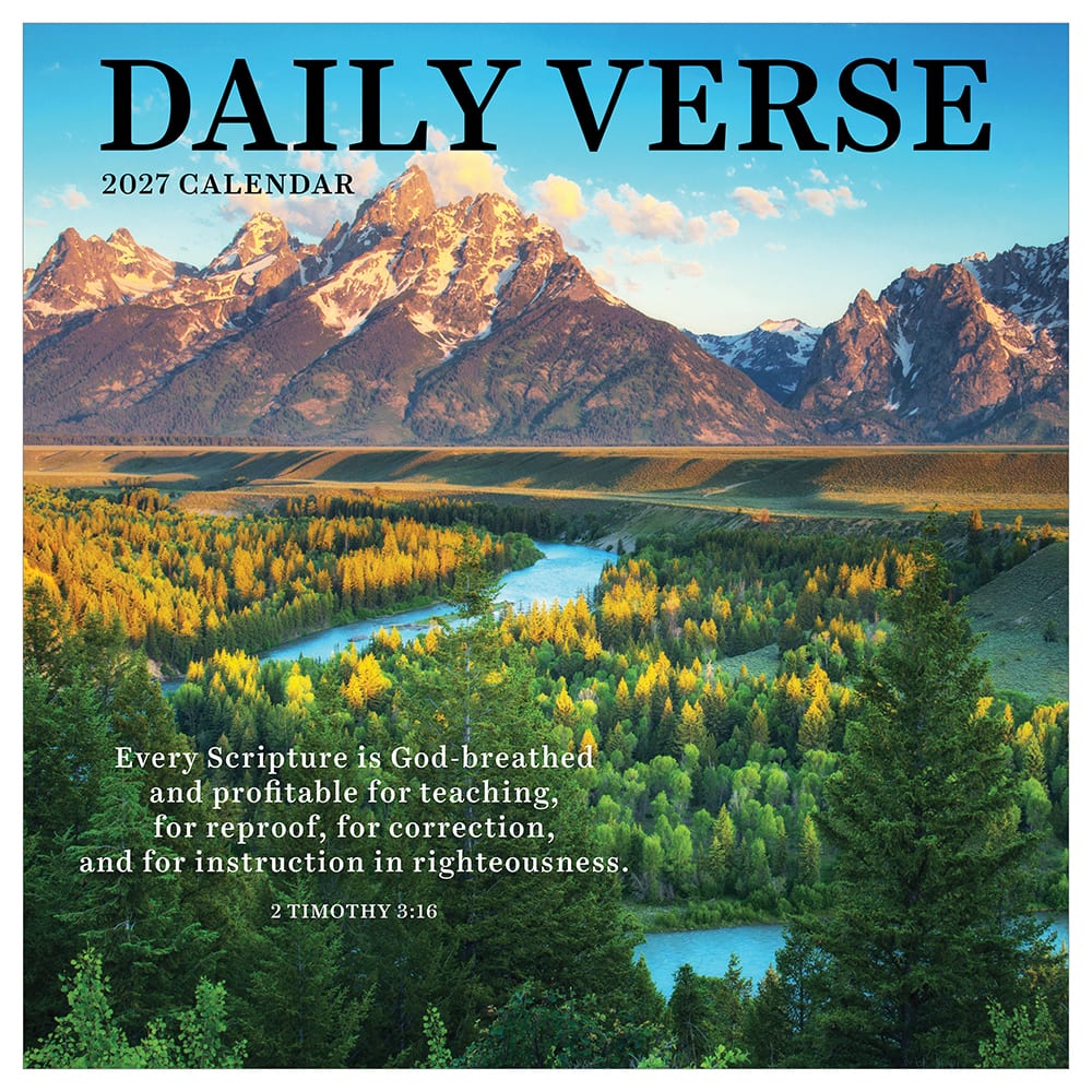 2027 Daily Verse Wall Calendar