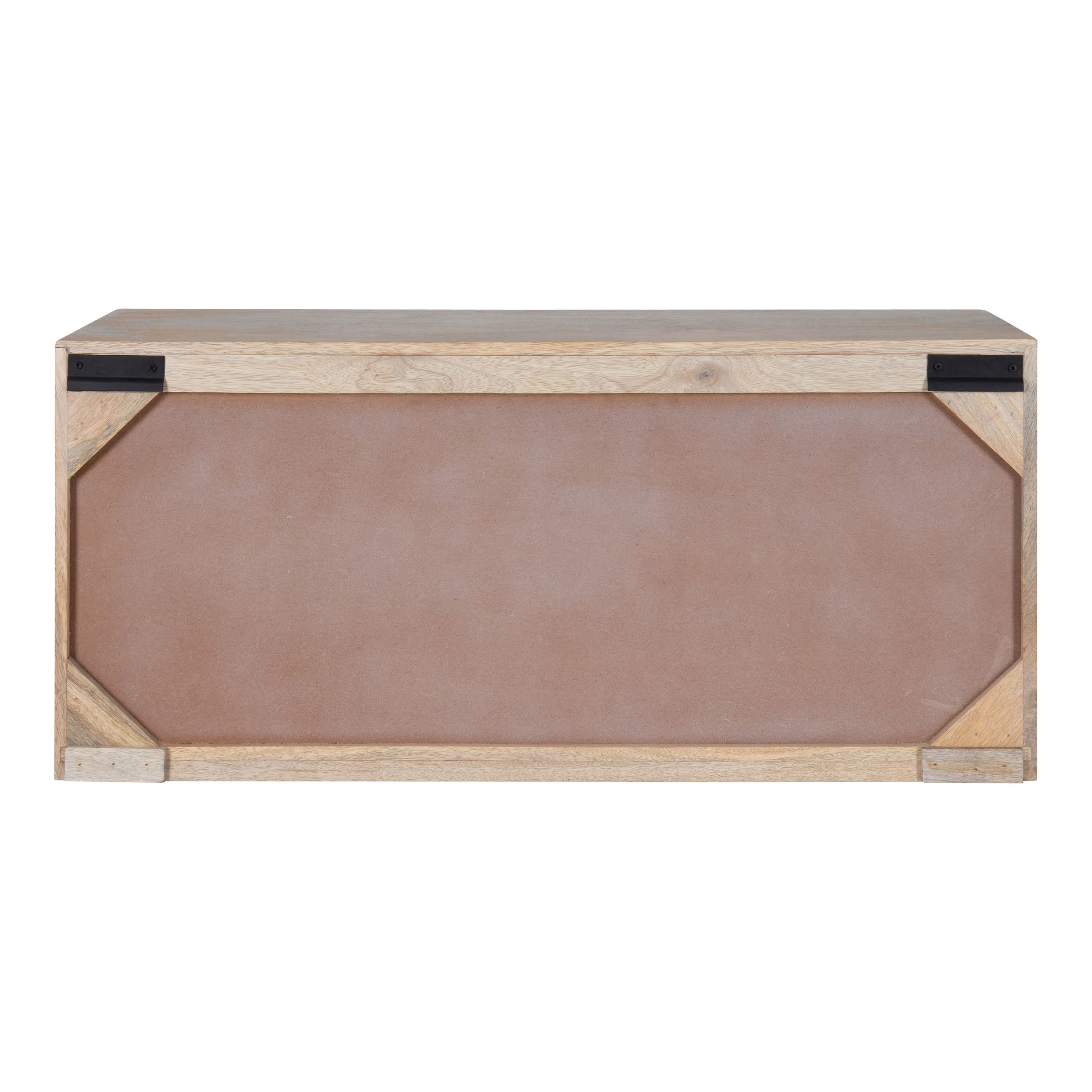Kate and Laurel Mezzeta Decorative Wood Wall Cabinet