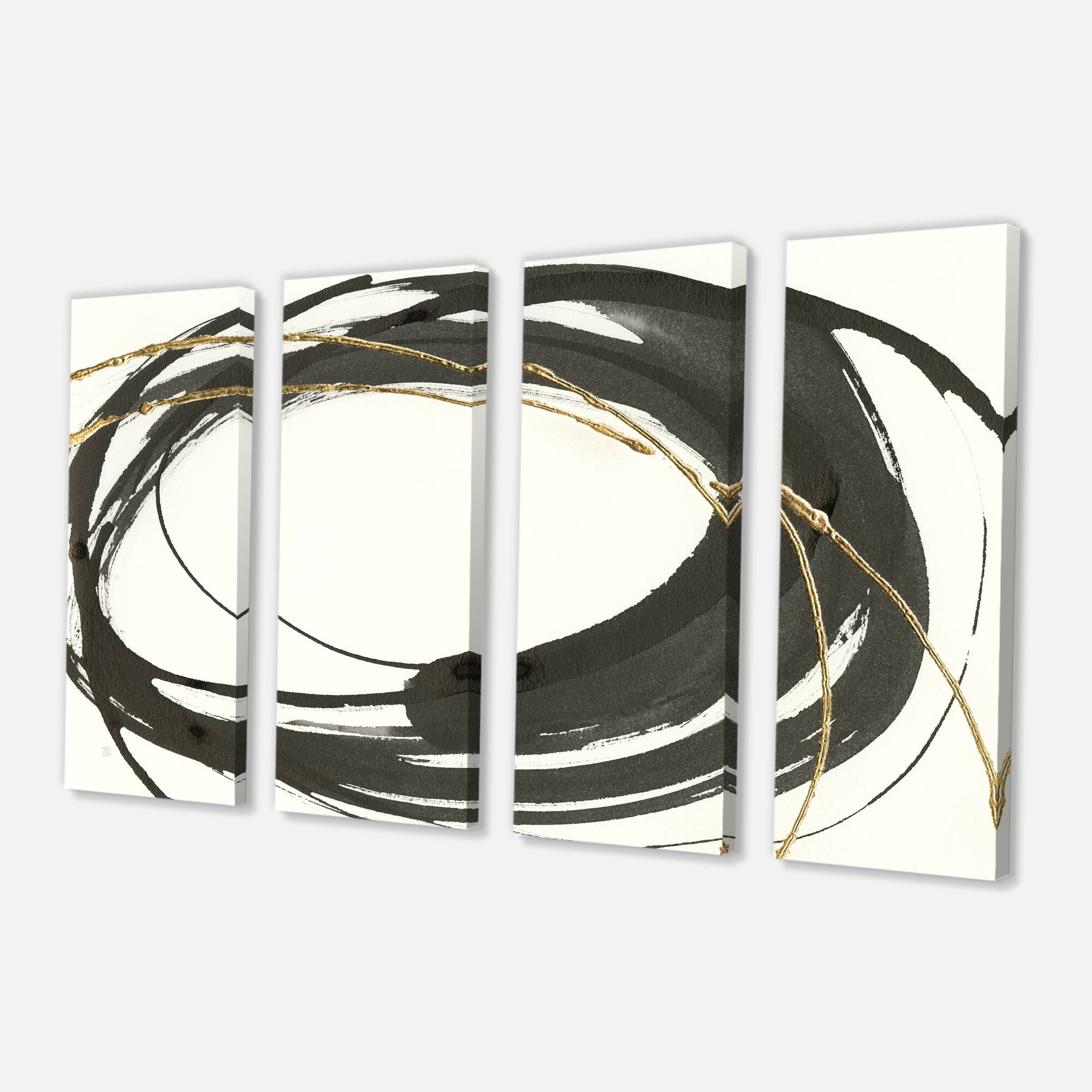 Designart - Gold Glamour Circle I