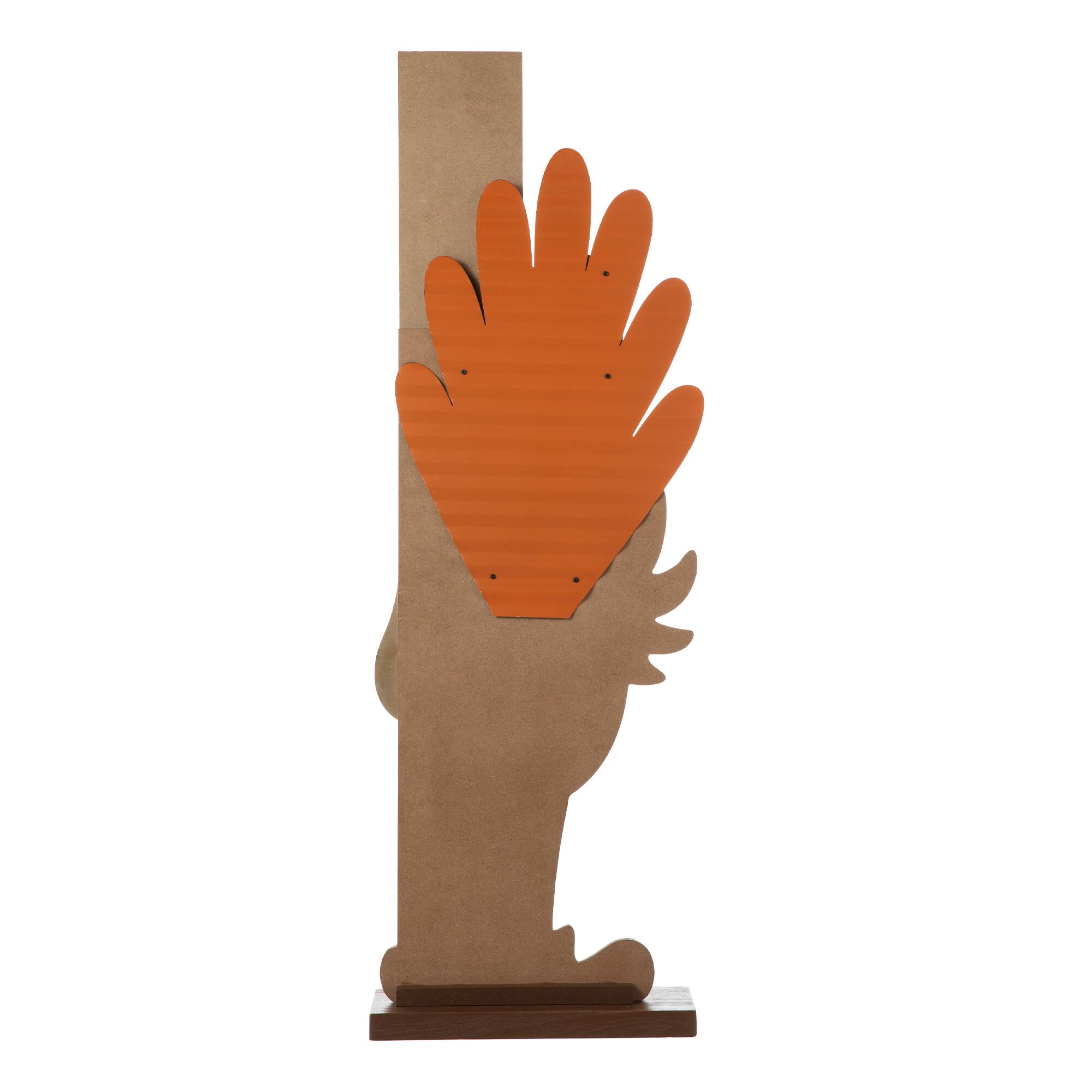 Glitzhome® 36" Thanksgiving Wooden Turkey Welcome Porch Décor