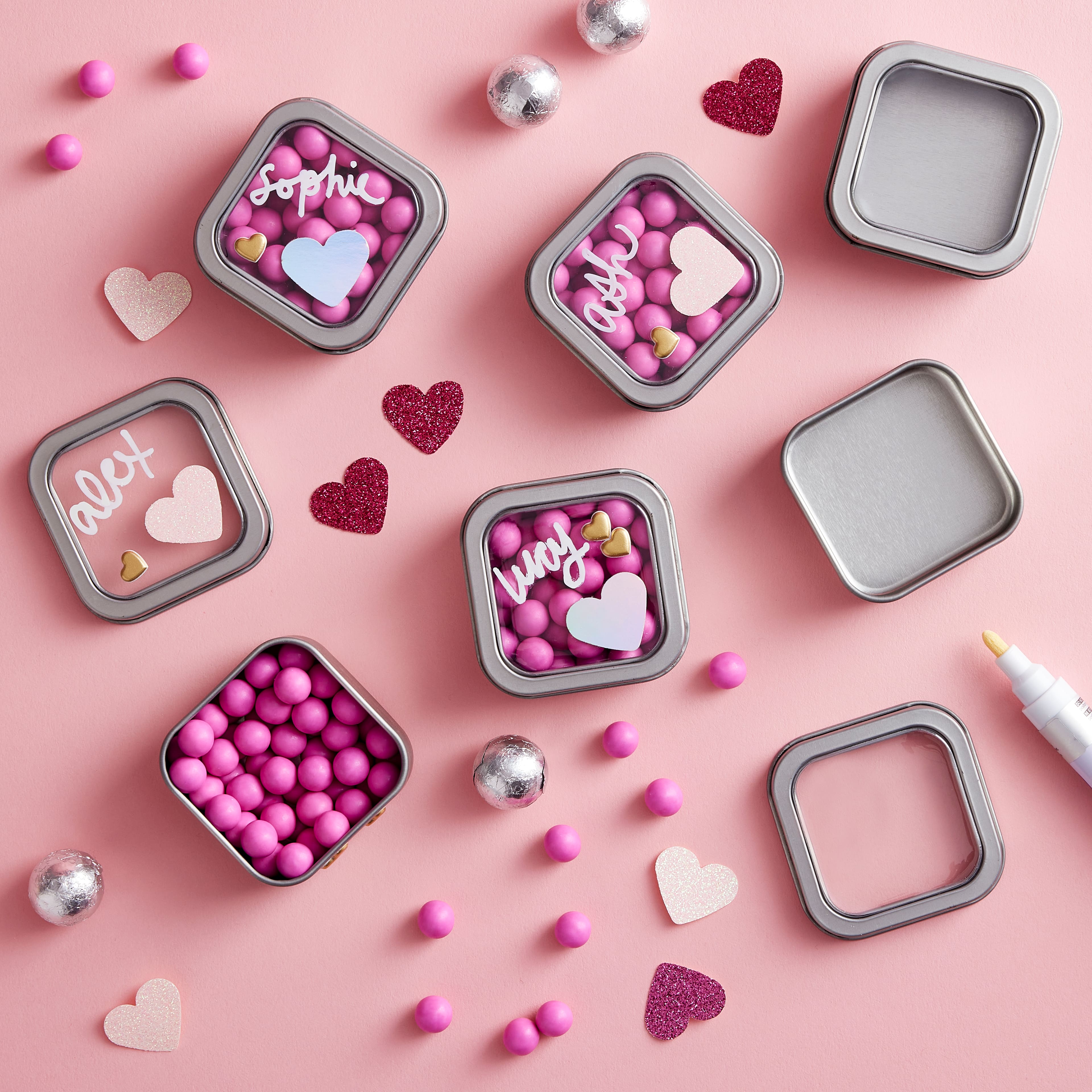 6 Packs: 30 ct. (180 total) Tin Favor Boxes by Celebrate It™ Occasions™