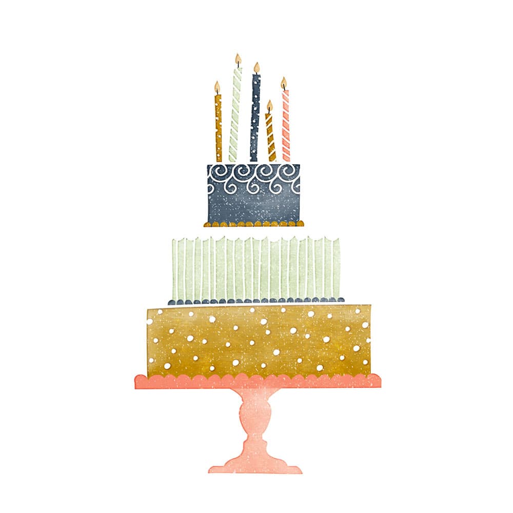 JAM Paper Birthday Celebrations Card & Envelopes, 36ct.
