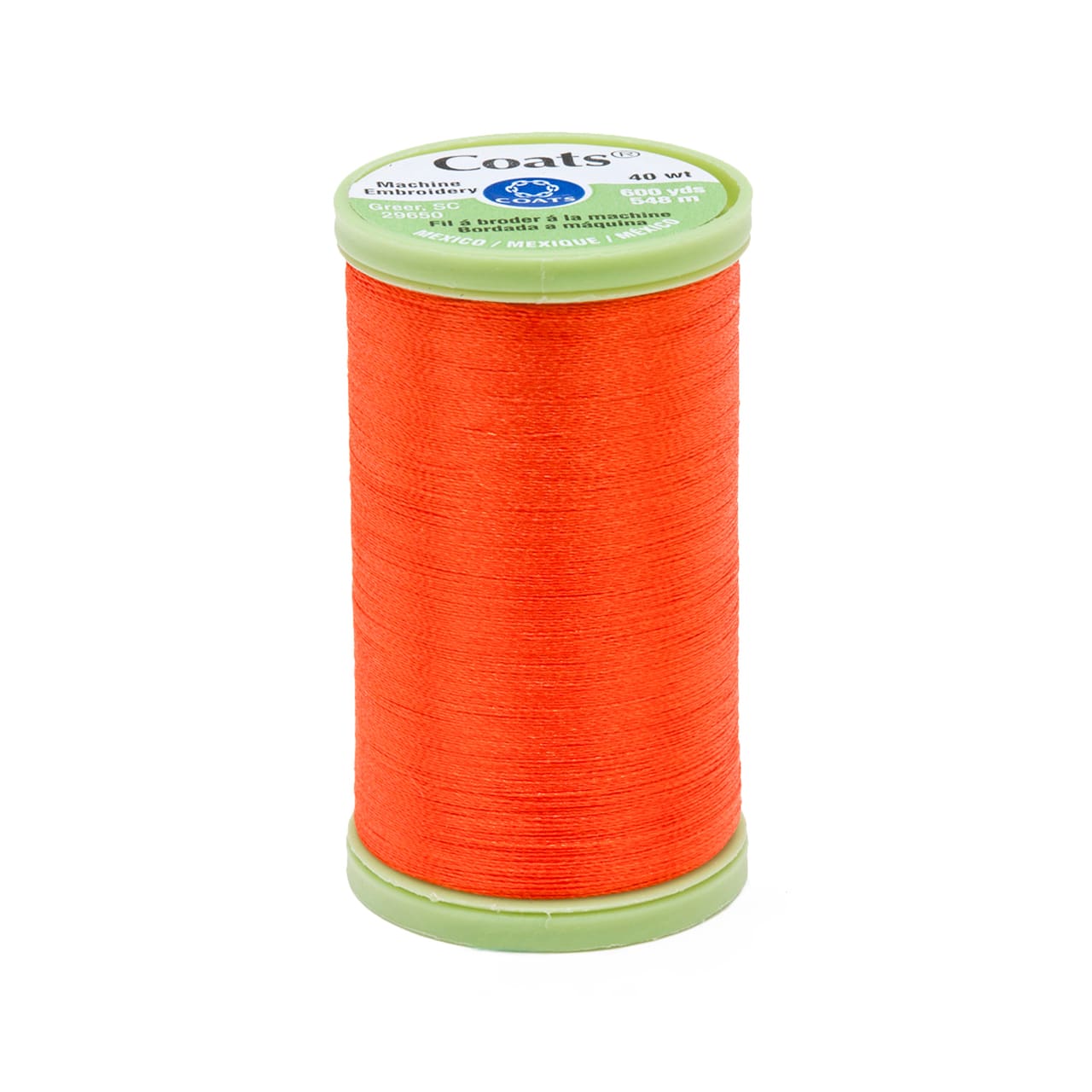Coats Machine Thread Coats® Trilobal Machine Embroidery Thread, Color: Tangerine | Michaels