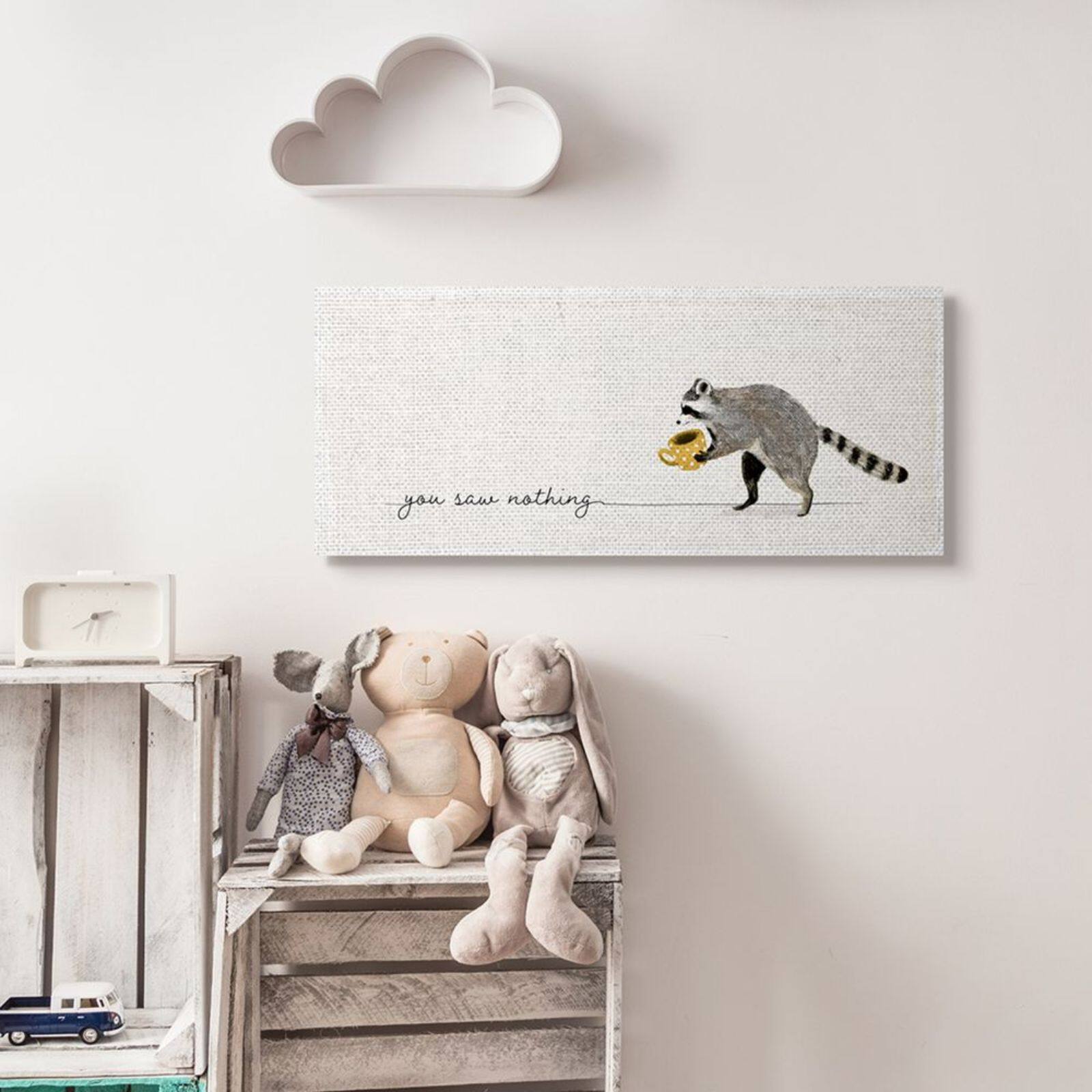 Stupell Industries You Saw Nothing Canvas Wall Art