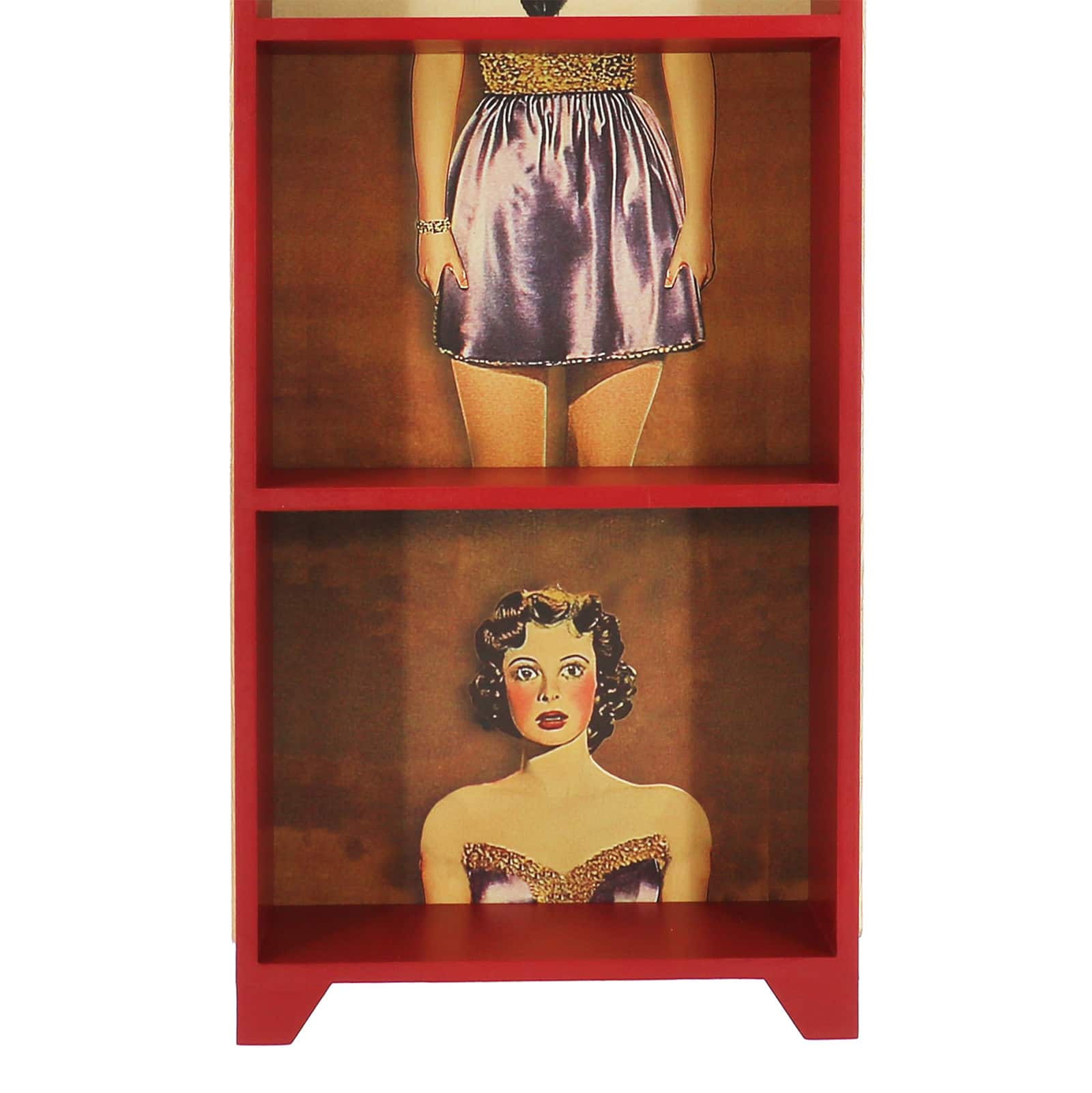 24" Red Zigzag Tabletop Shelf by Ashland®