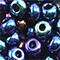 John Bead Metallic Czech Glass Seed Beads, 6/0