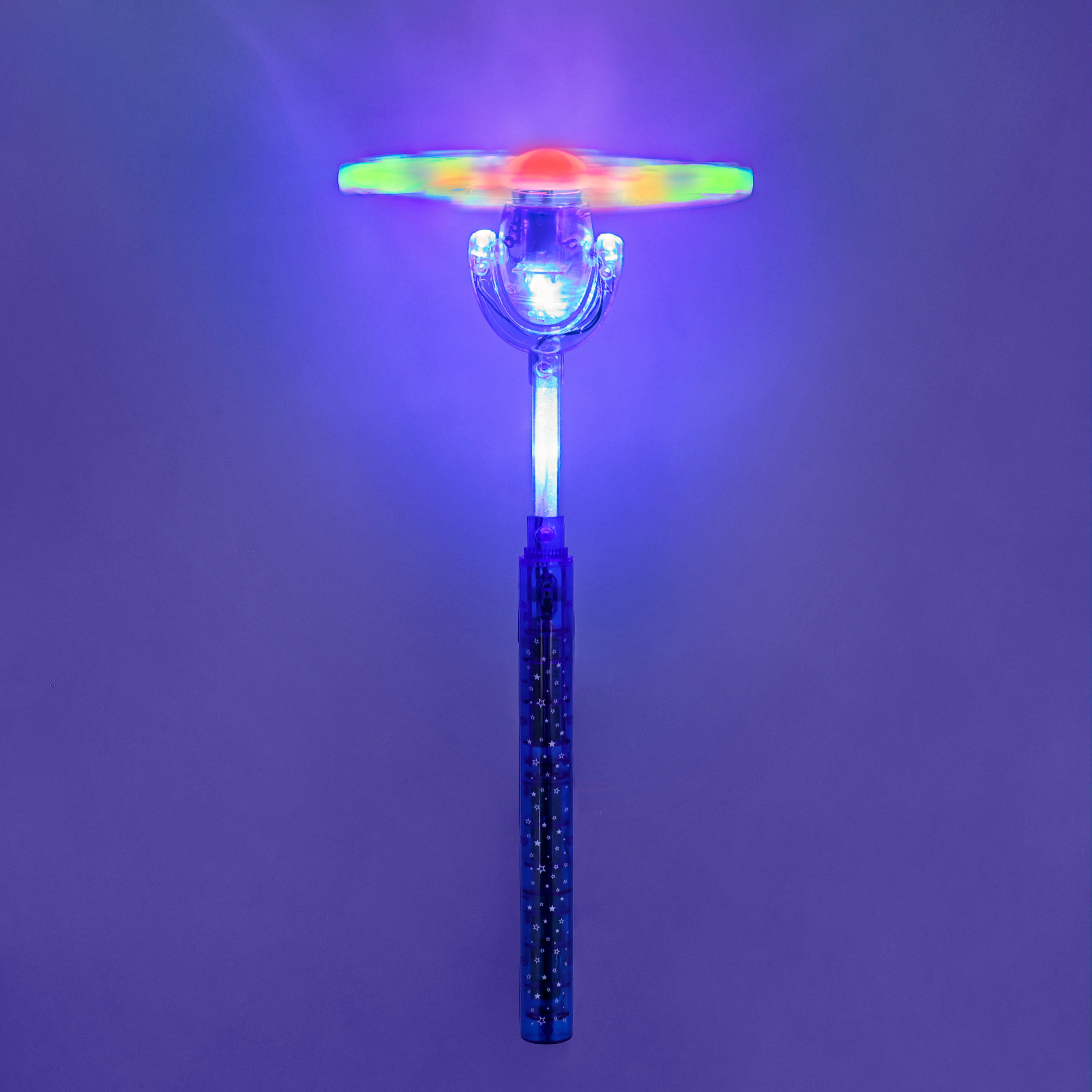 Red, White & Blue 16.5" Blue Light-Up Windmill Wand by Creatology™