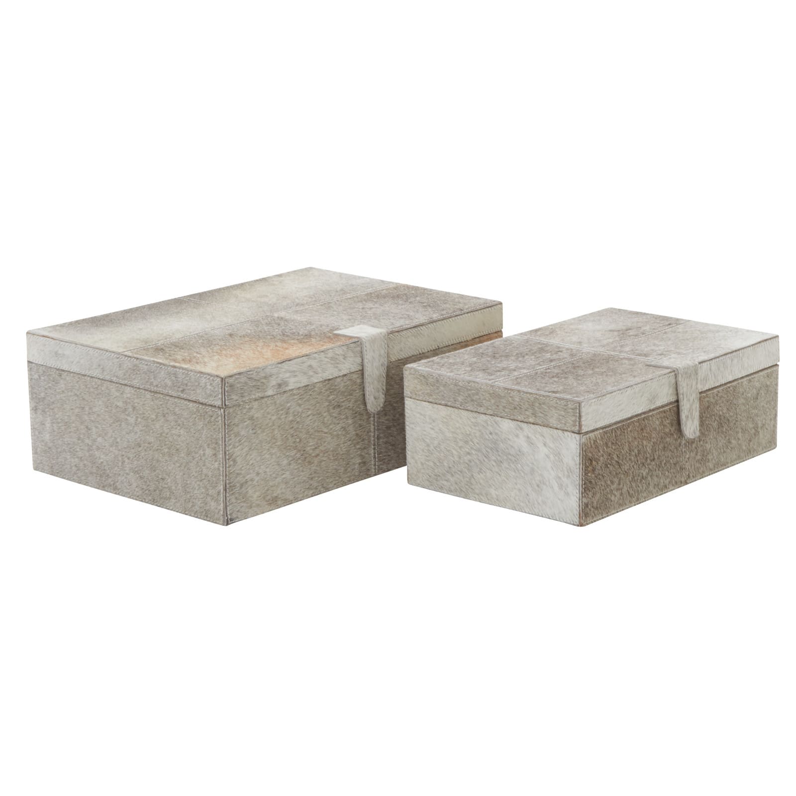 Gray Leather Glam Box Set, 14" & 17"