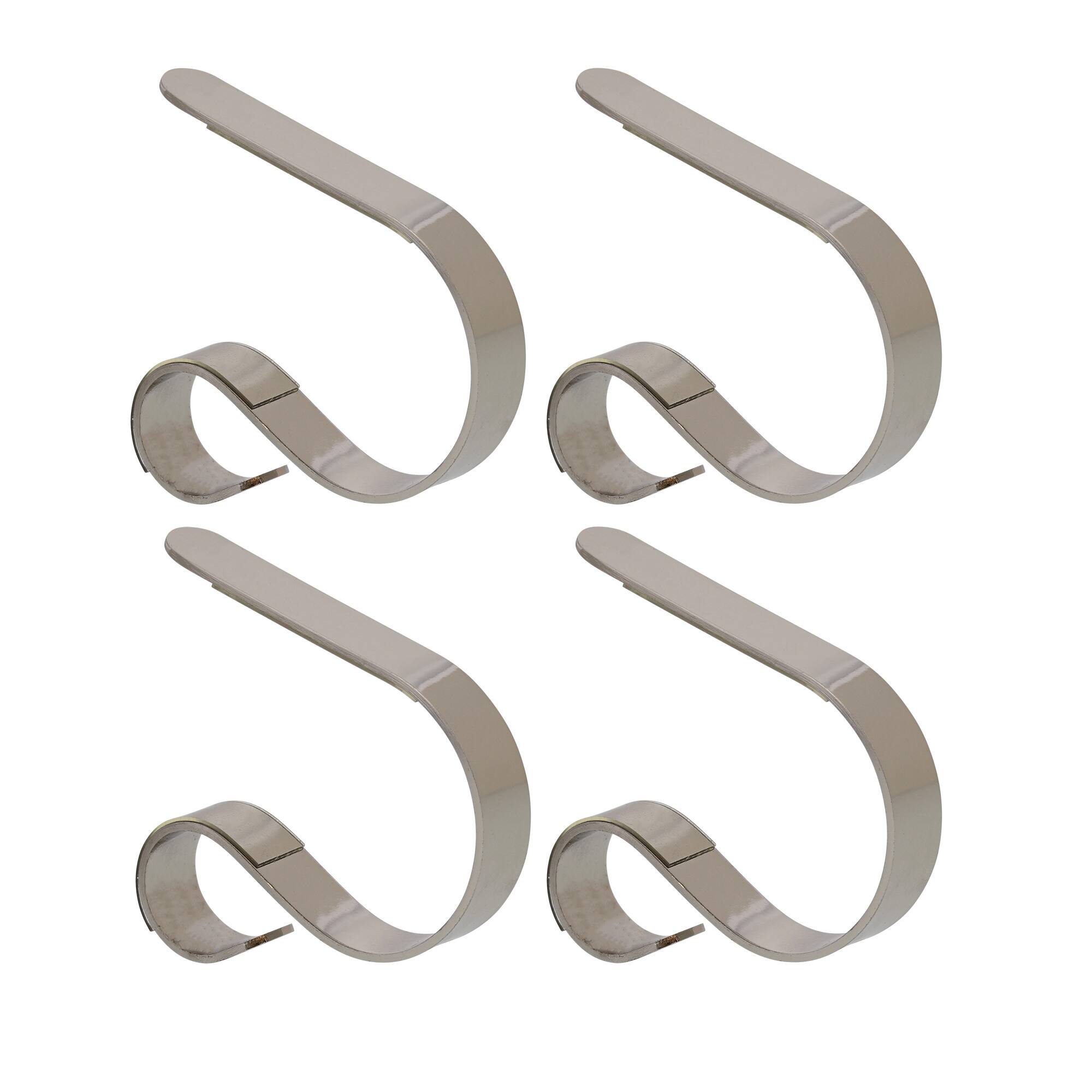 Haute Decor Silver MantleClip Jr., 4ct.