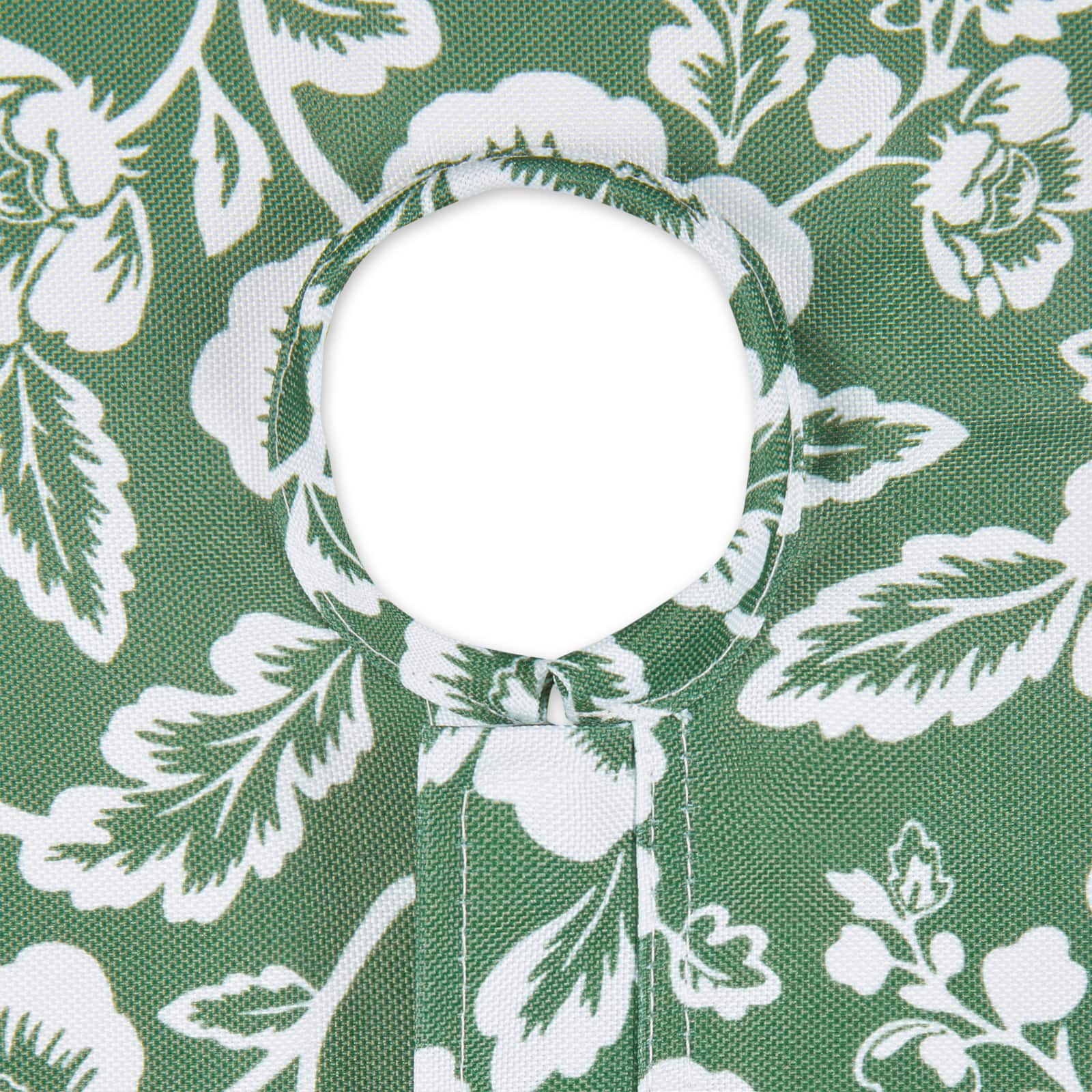 Artichoke Green  Floral Print Outdoor Tablecloth with Zipper, 60" x 84"